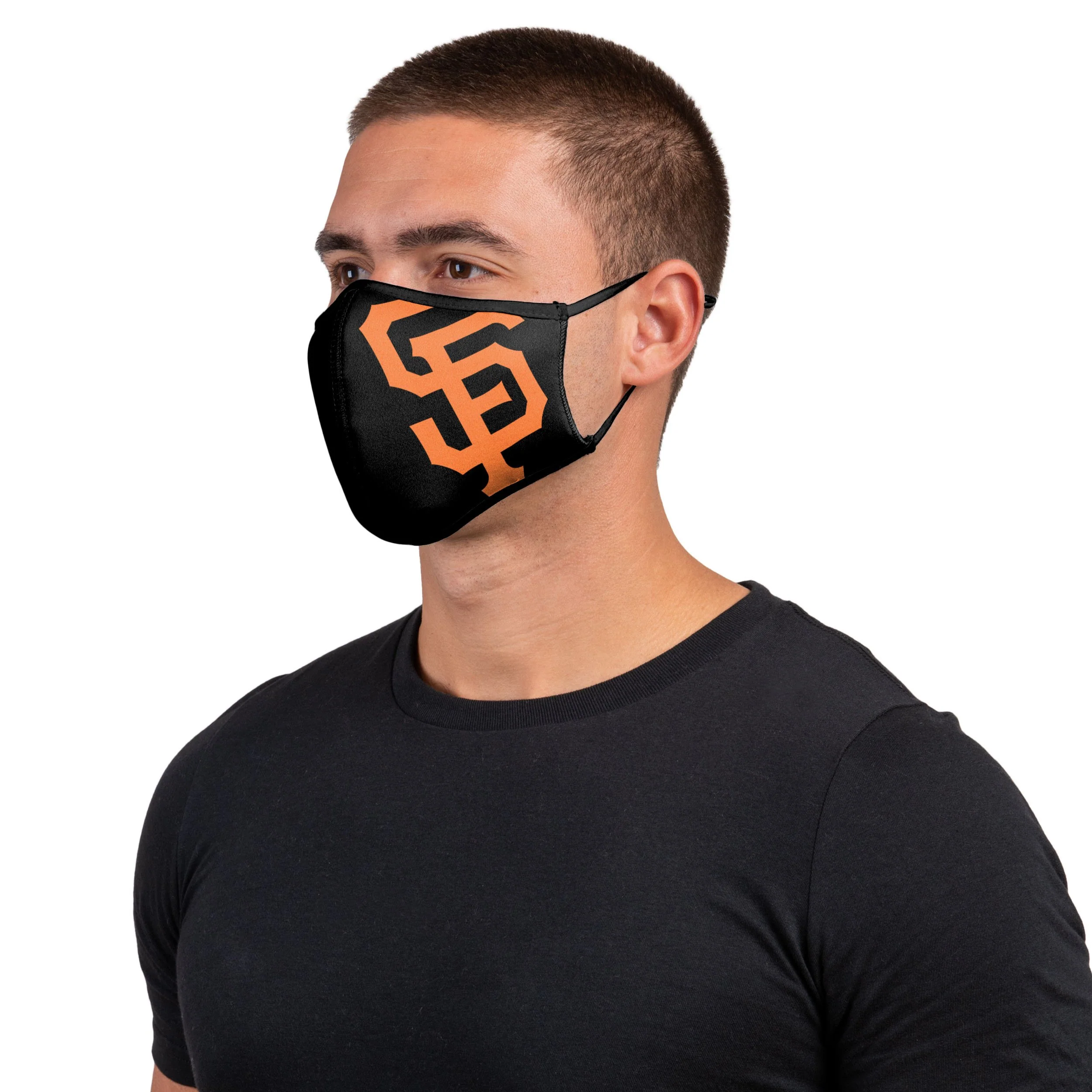 San Francisco Giants MLB On-Field Adjustable Black Sport Face Cover - Image 2