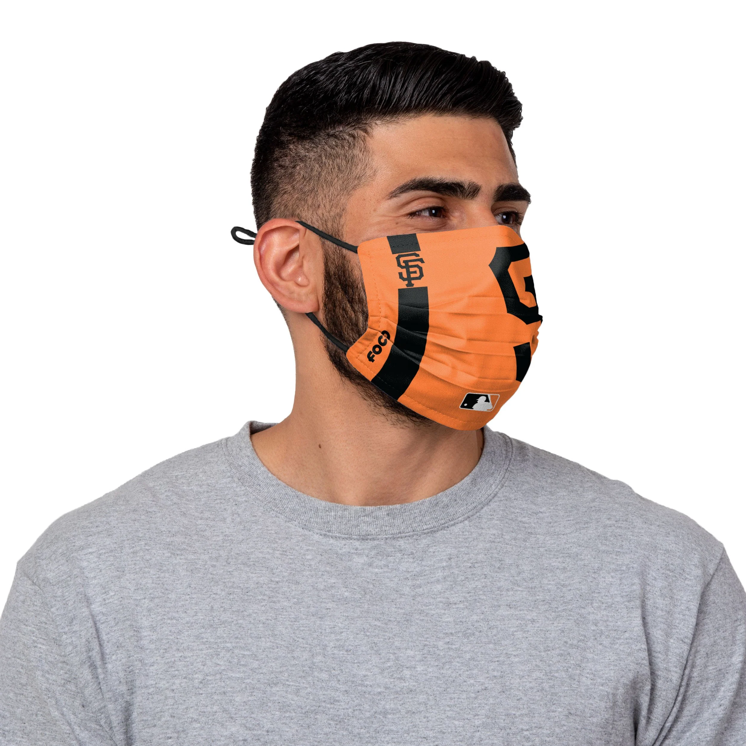 San Francisco Giants MLB On-Field Adjustable Orange Face Cover - Image 2