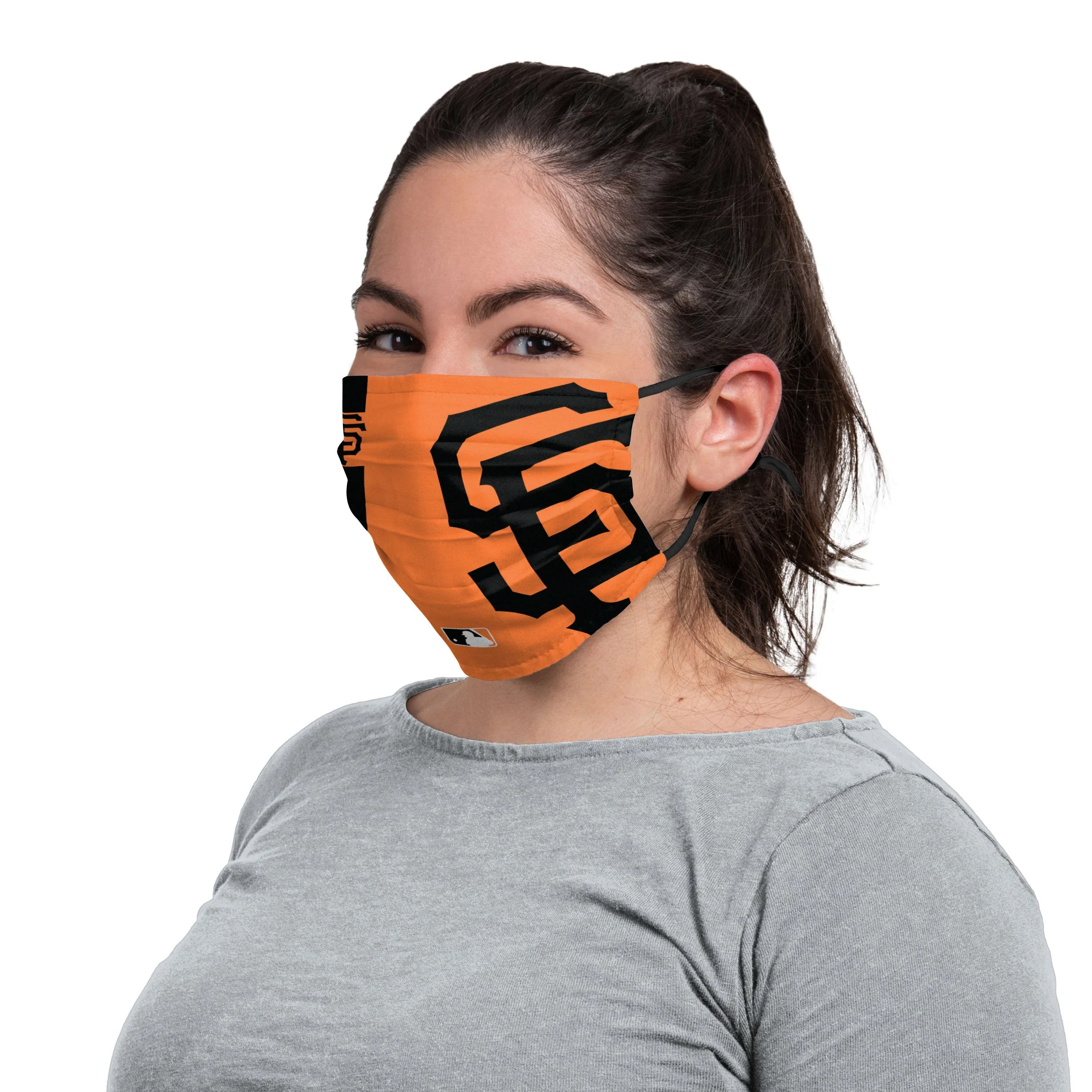 San Francisco Giants MLB On-Field Adjustable Orange Face Cover - Image 3