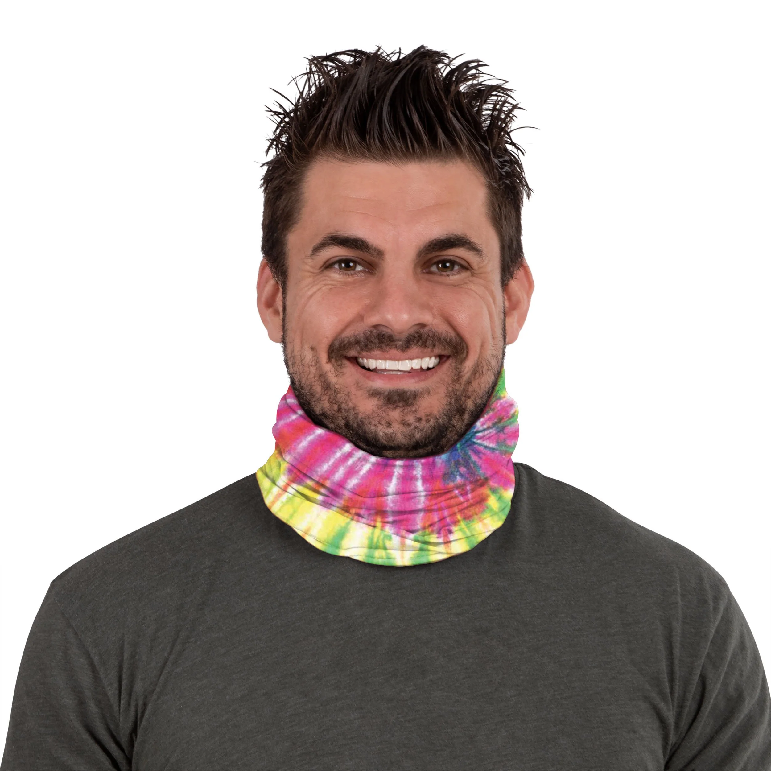 San Francisco Giants MLB Pastel Tie-Dye Gaiter Scarf - Image 3