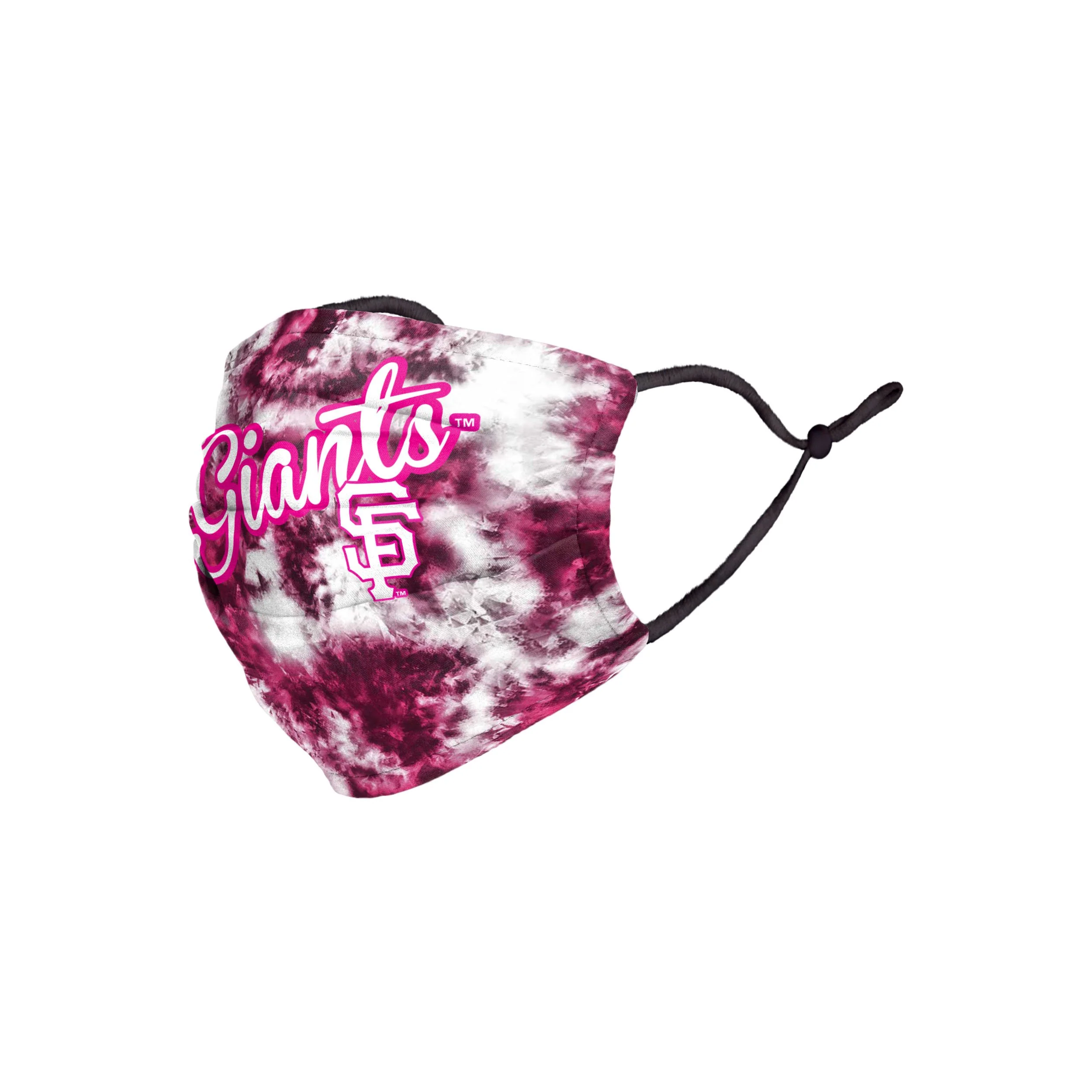 San Francisco Giants MLB Pink Tie-Dye Adjustable Face Cover - Image 2