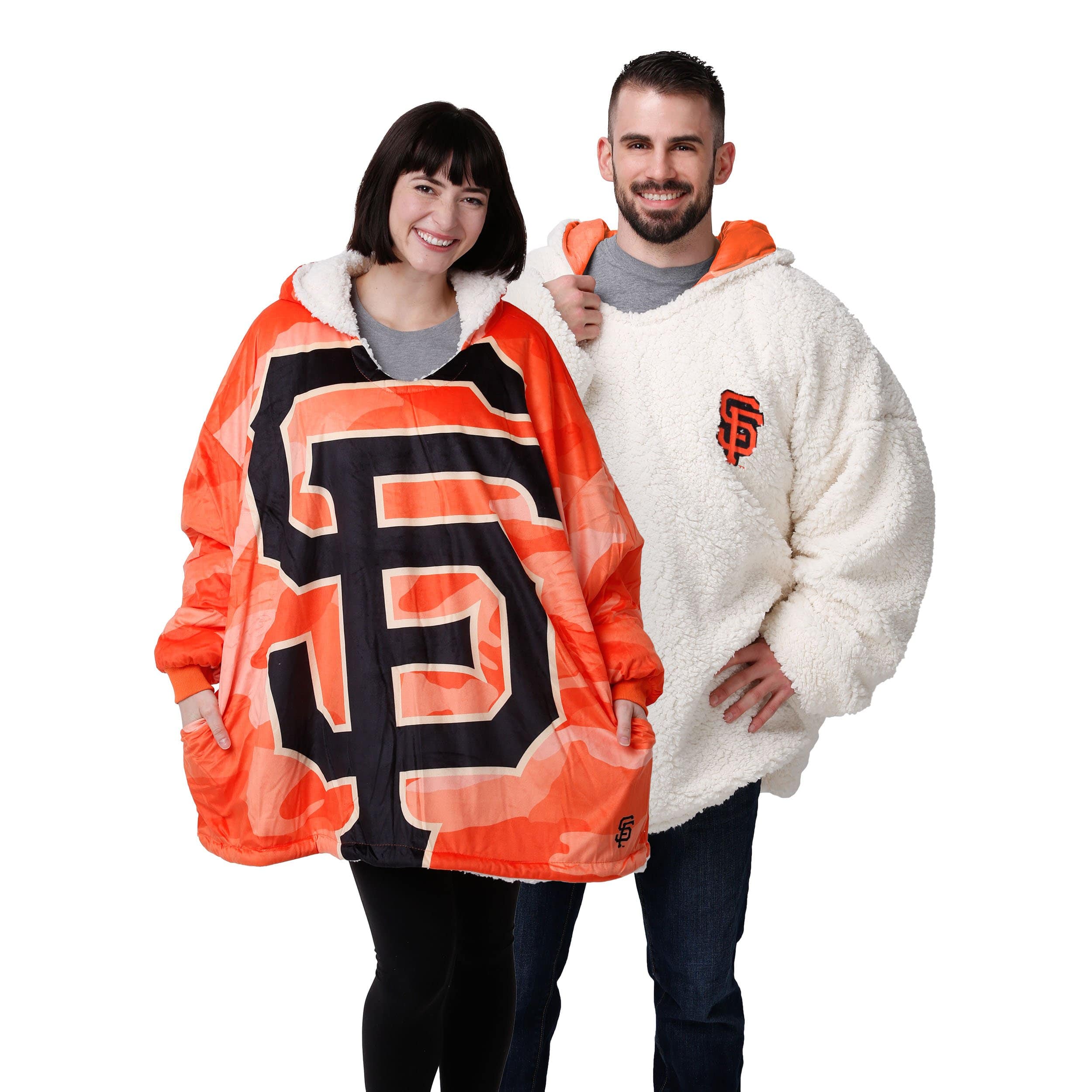 San Francisco Giants MLB Reversible Team Color Camo Hoodeez