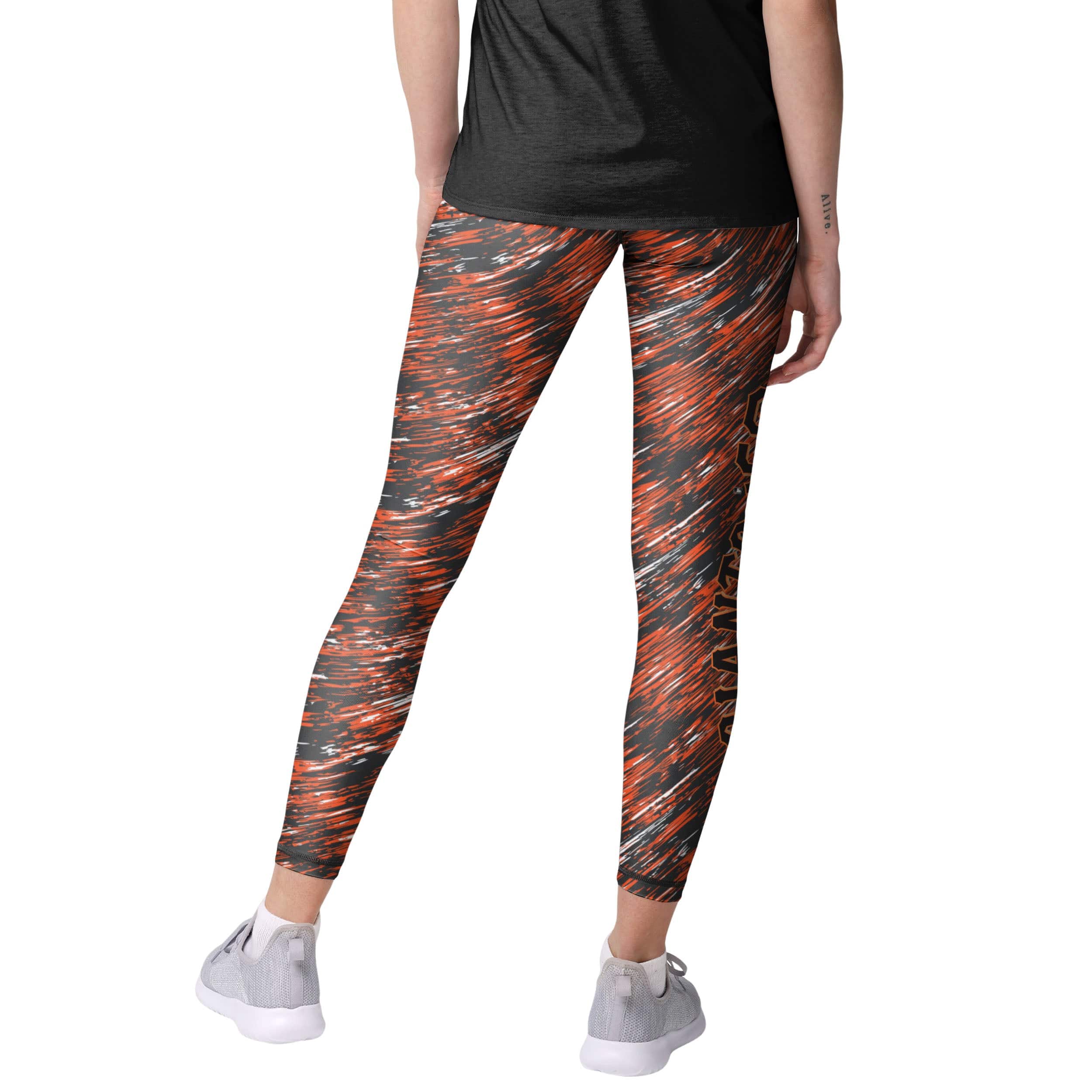 San Francisco Giants MLB Womens Static Rain Leggings - Image 2