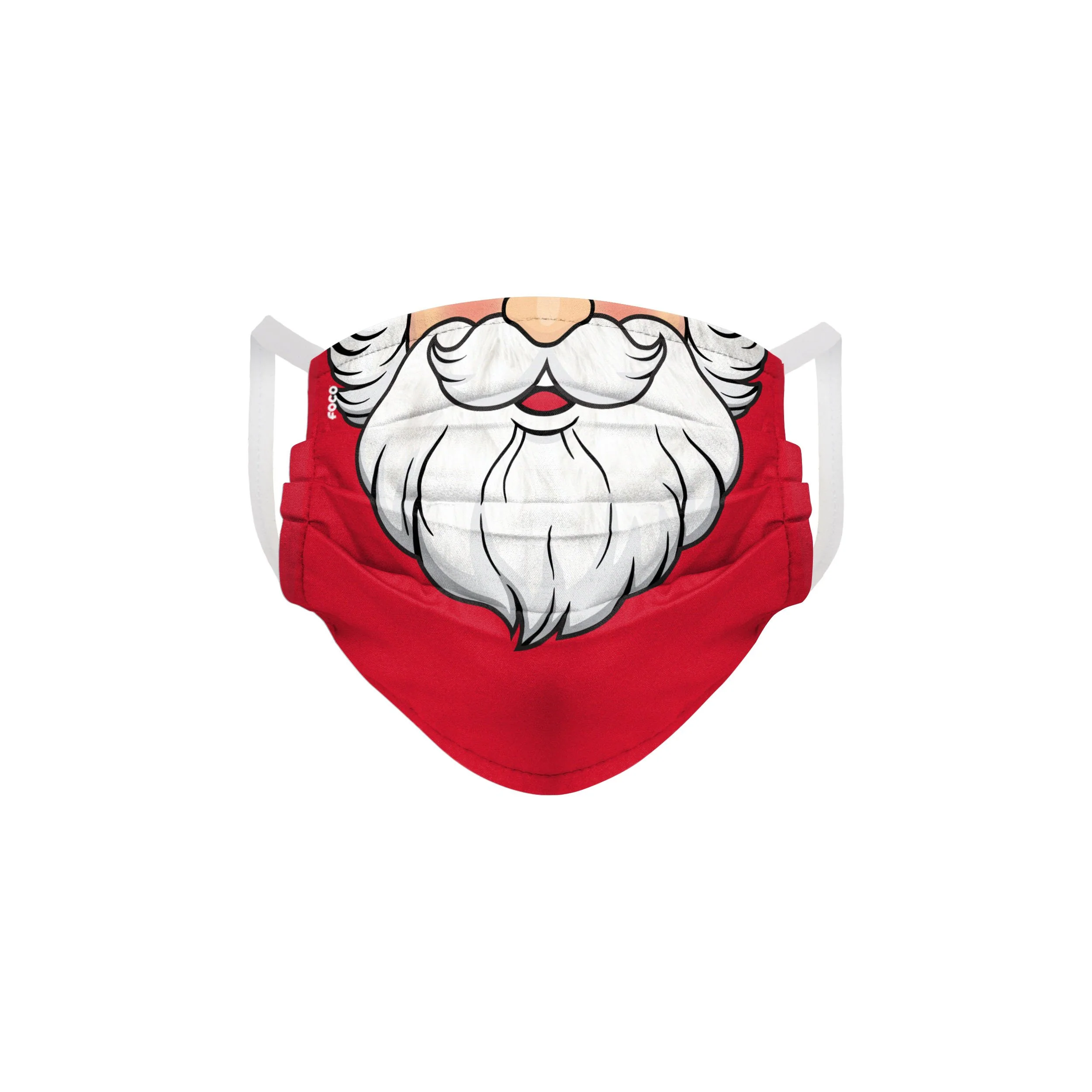 Santa Face Pleated Face Cover - Image 2