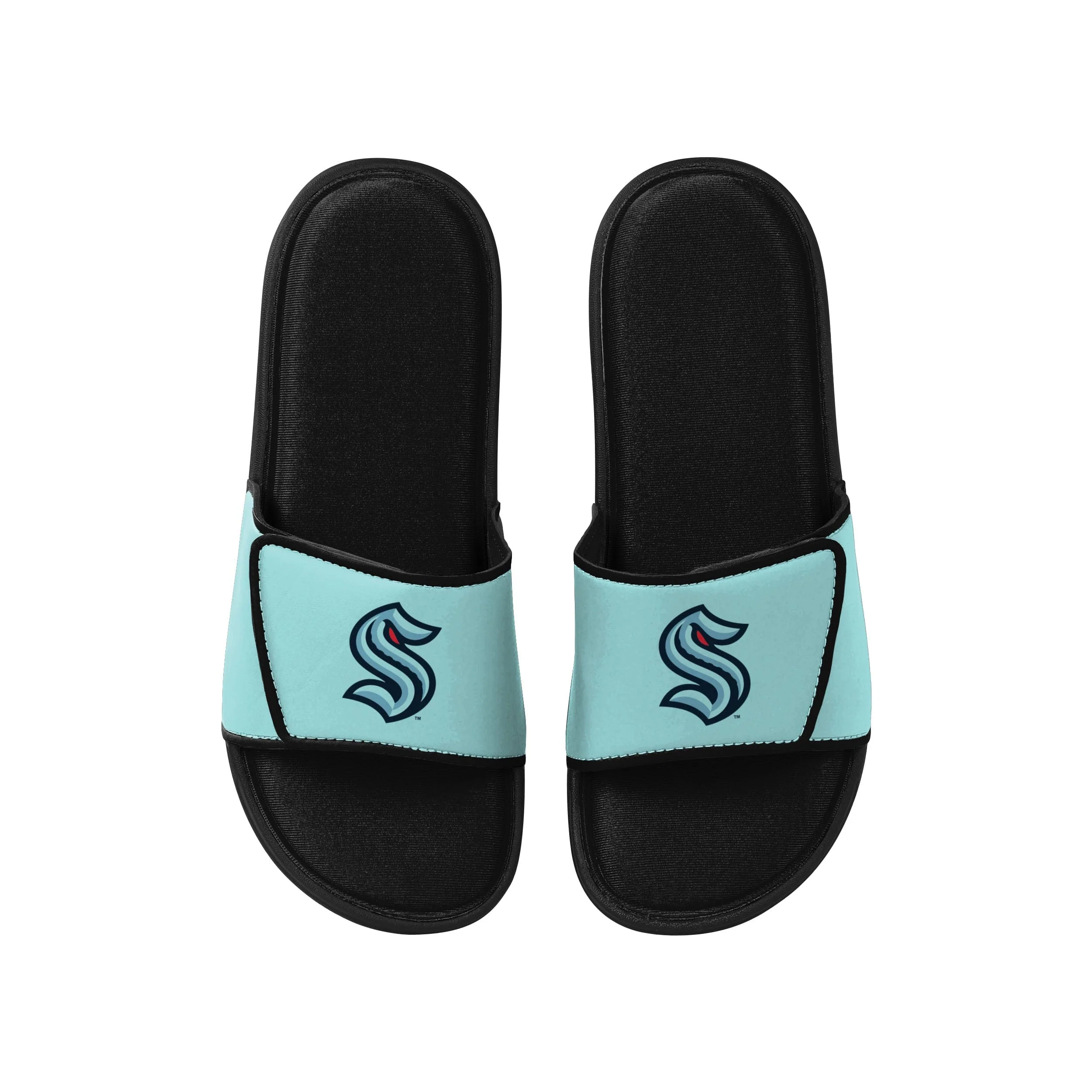 Seattle Kraken NHL Mens Foam Sport Slide Sandals - Image 4