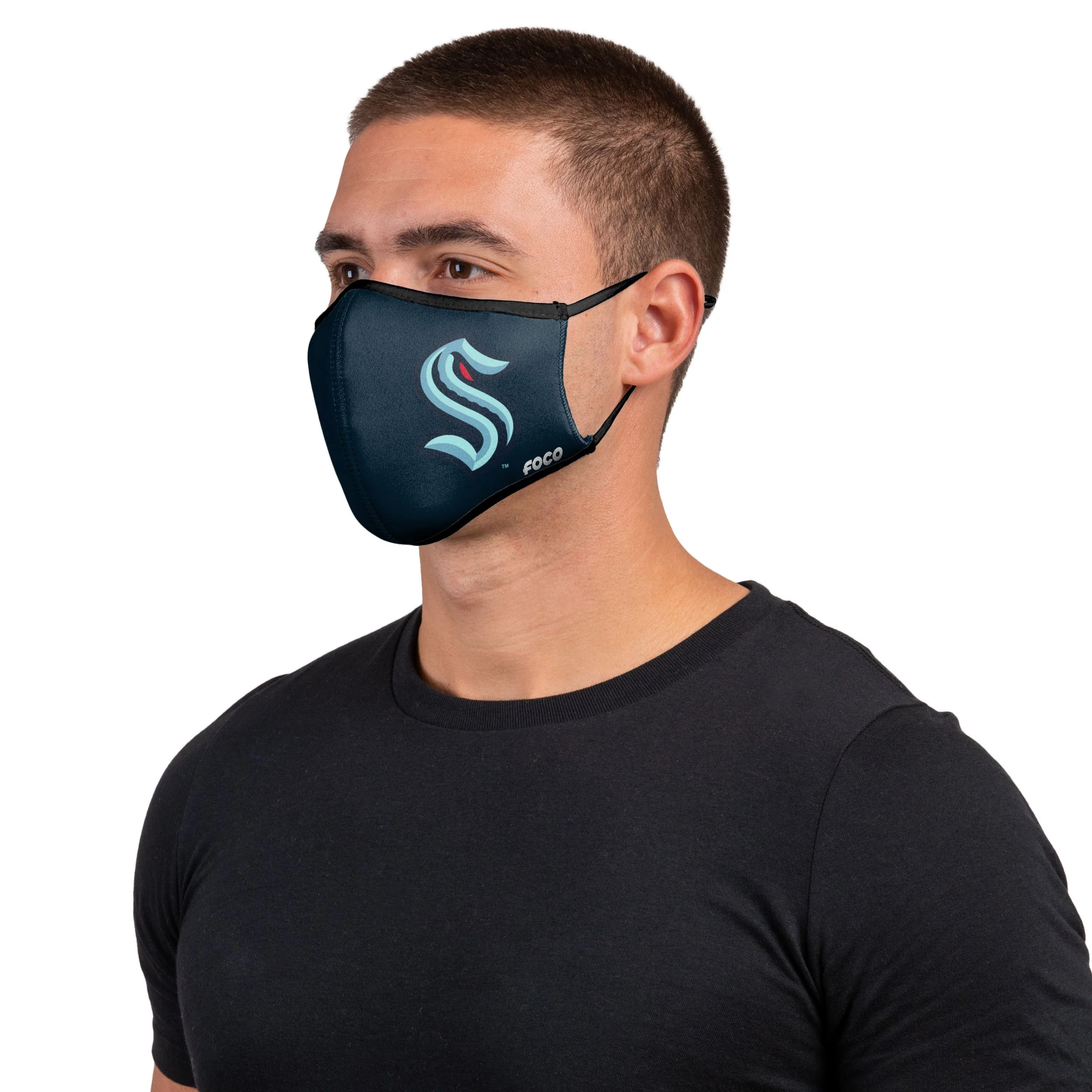 Seattle Kraken NHL Sport 3 Pack Face Cover - Image 2