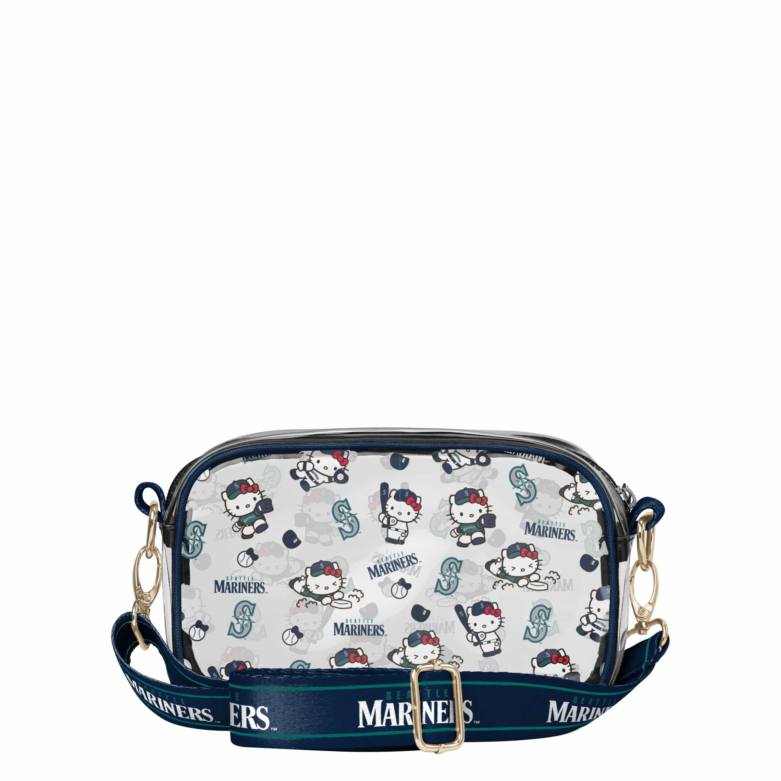 Seattle Mariners MLB Hello Kitty® Clear Crossbody Bag (PREORDER - SHIPS LATE MAY) - Image 5