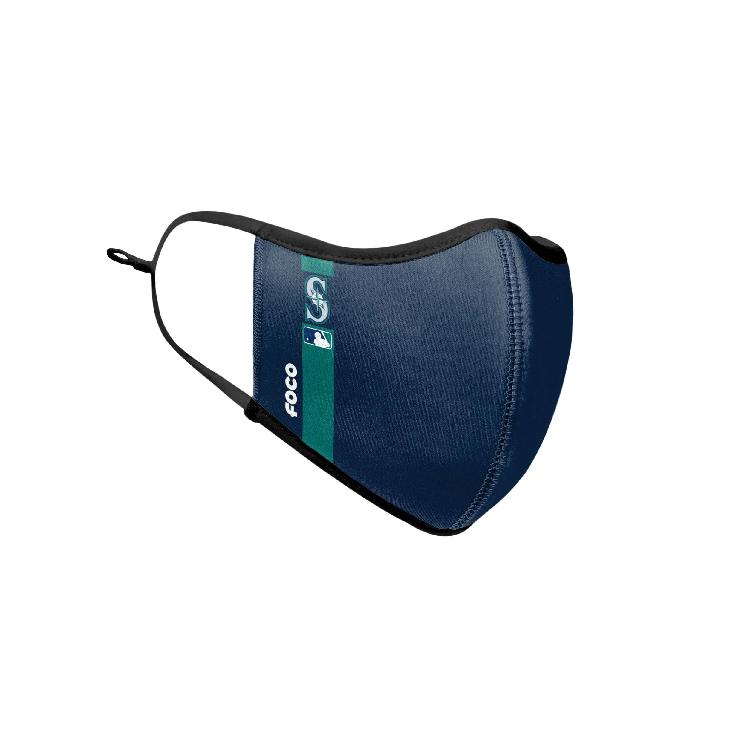 Seattle Mariners MLB Kyle Lewis On-Field Adjustable Navy & Teal Sport Face Cover - Image 3