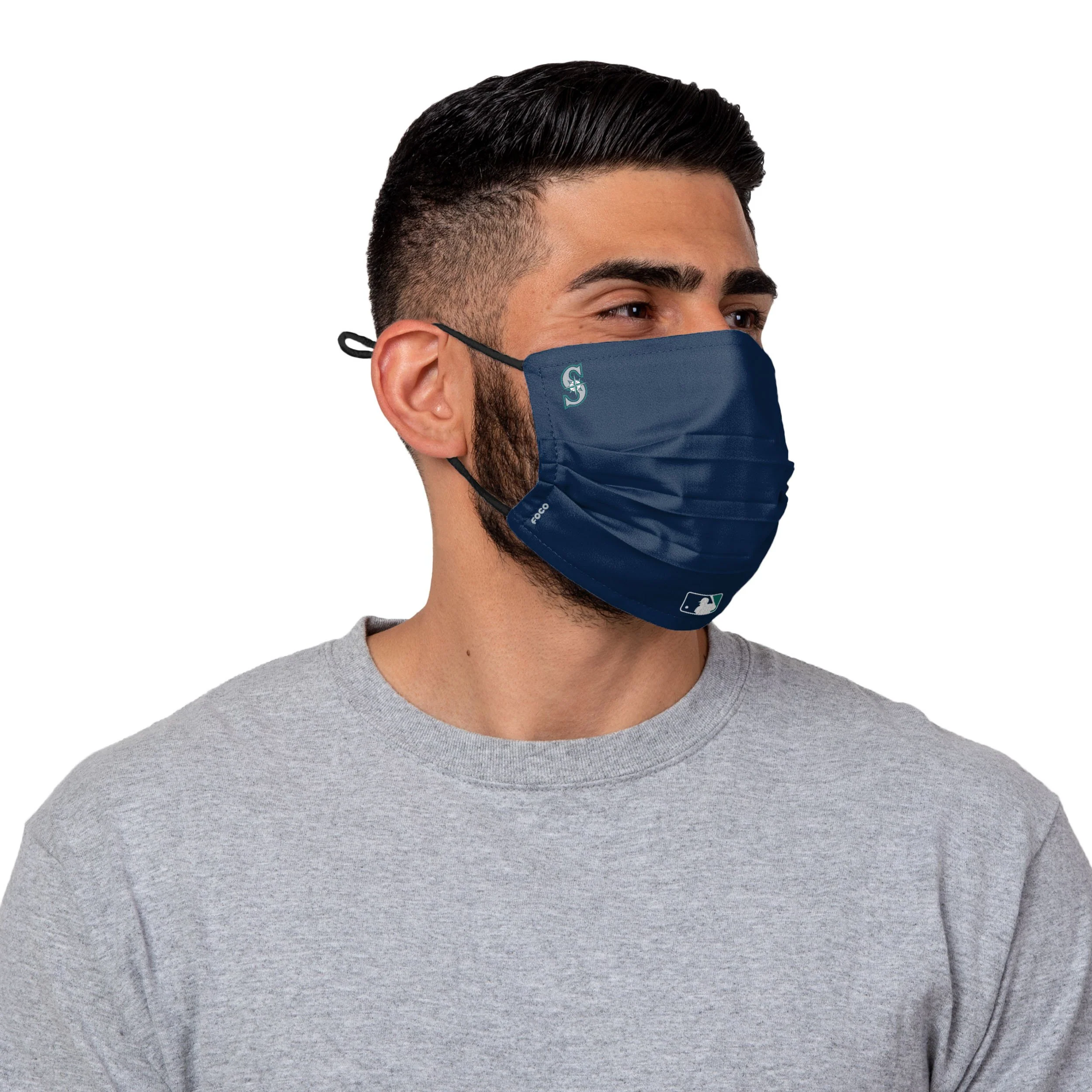 Seattle Mariners MLB On-Field Gameday Adjustable Face Cover - Image 2