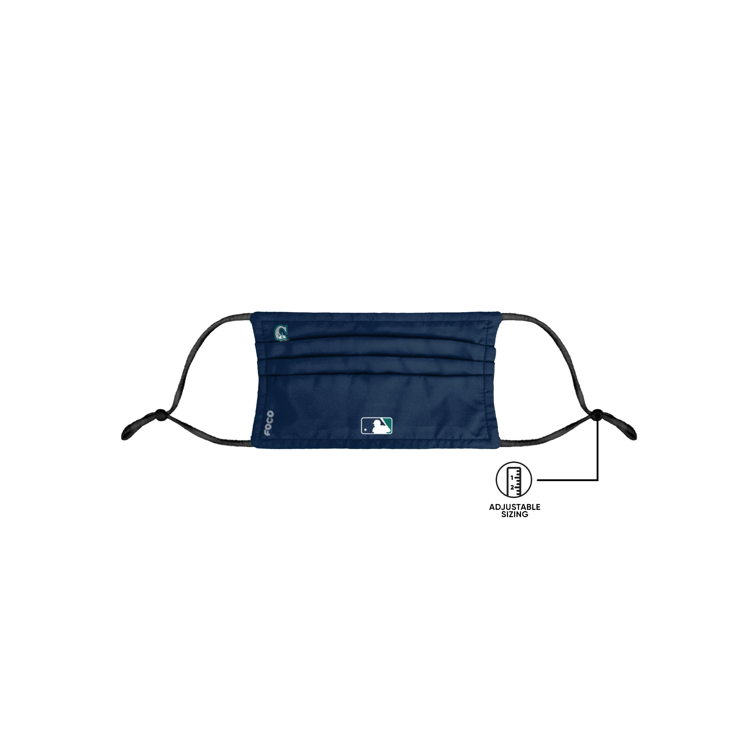 Seattle Mariners MLB On-Field Gameday Adjustable Face Cover - Image 6