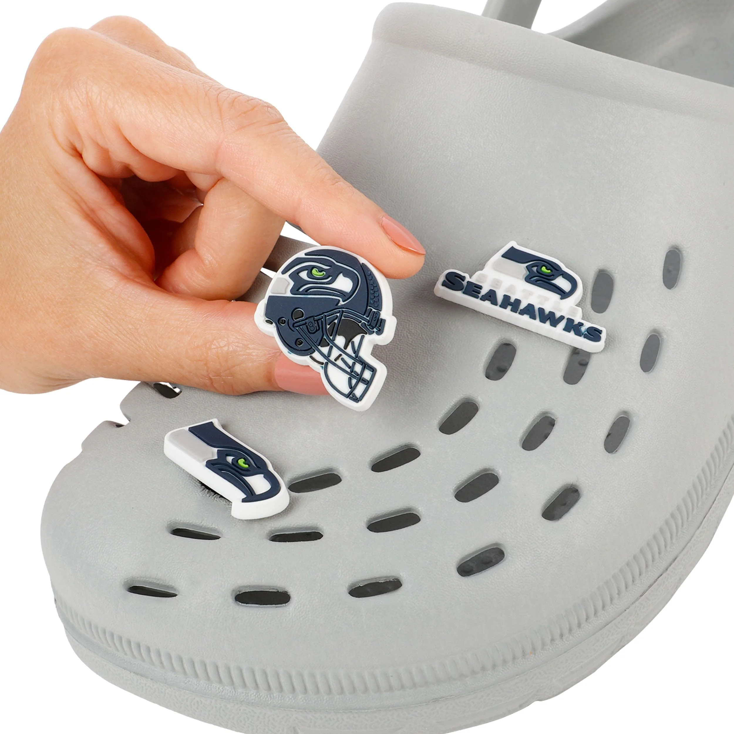Seattle Seahawks NFL 10 Pack Team Clog Charms - Image 3
