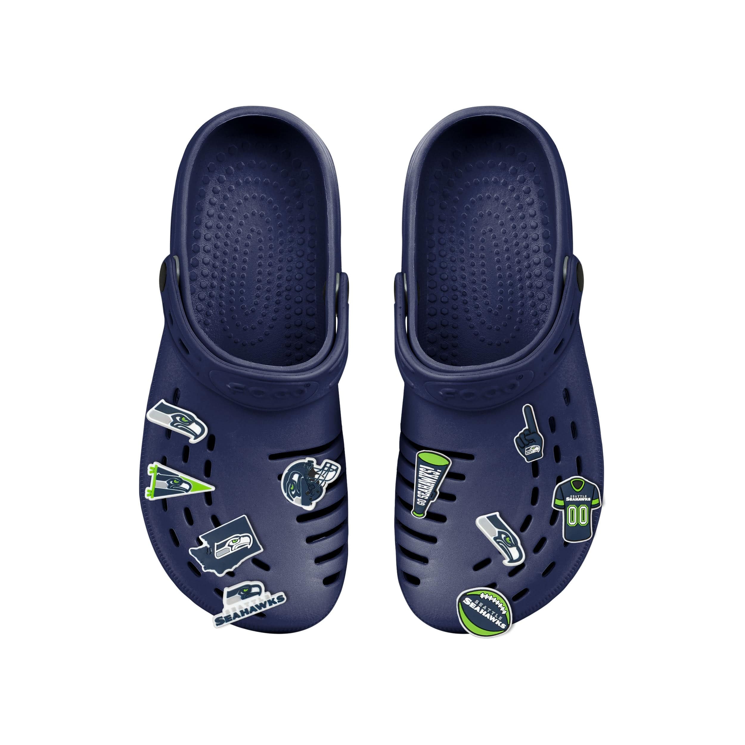 Seattle Seahawks NFL 10 Pack Team Clog Charms - Image 4