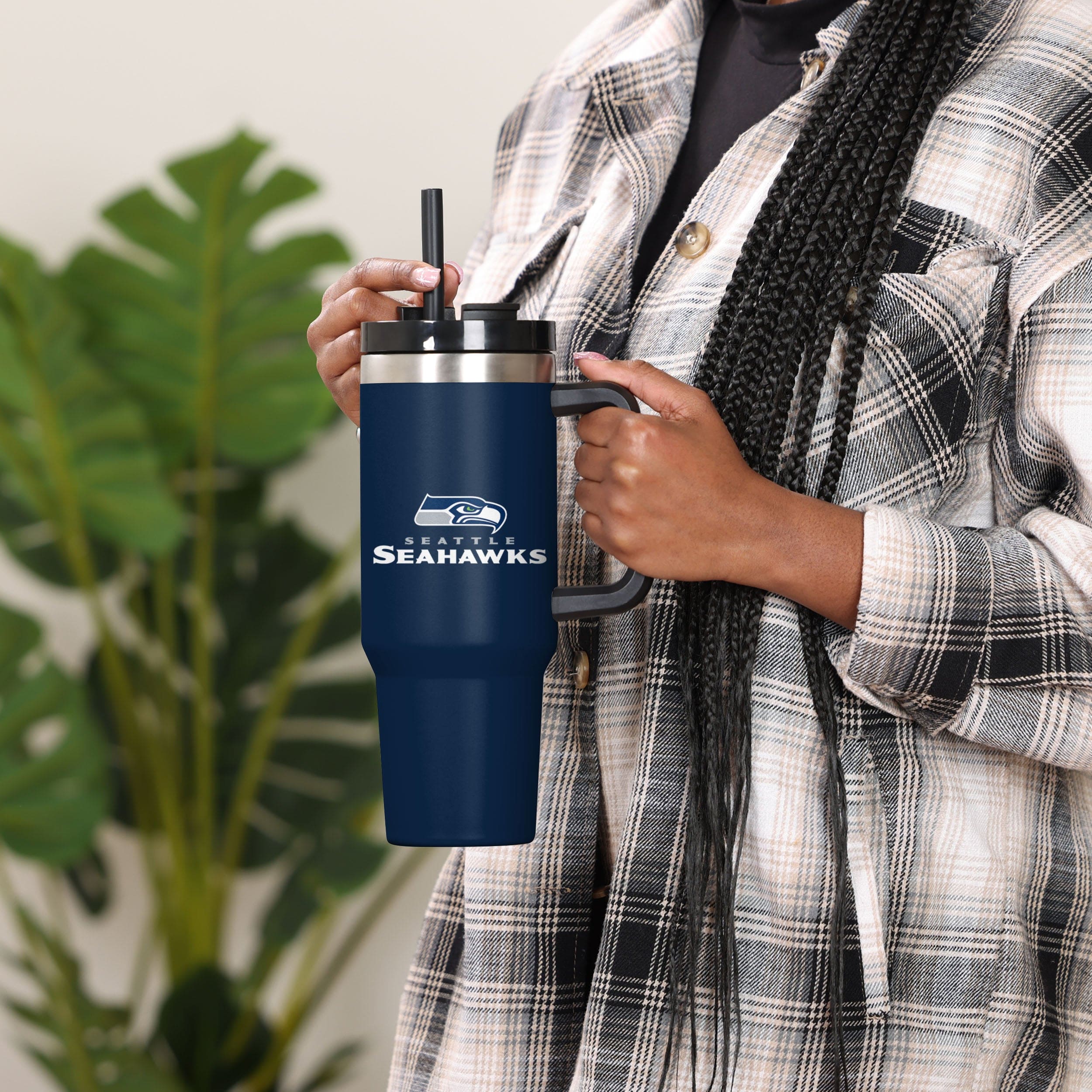 Seattle Seahawks NFL 40 oz XL Tumbler - Image 4