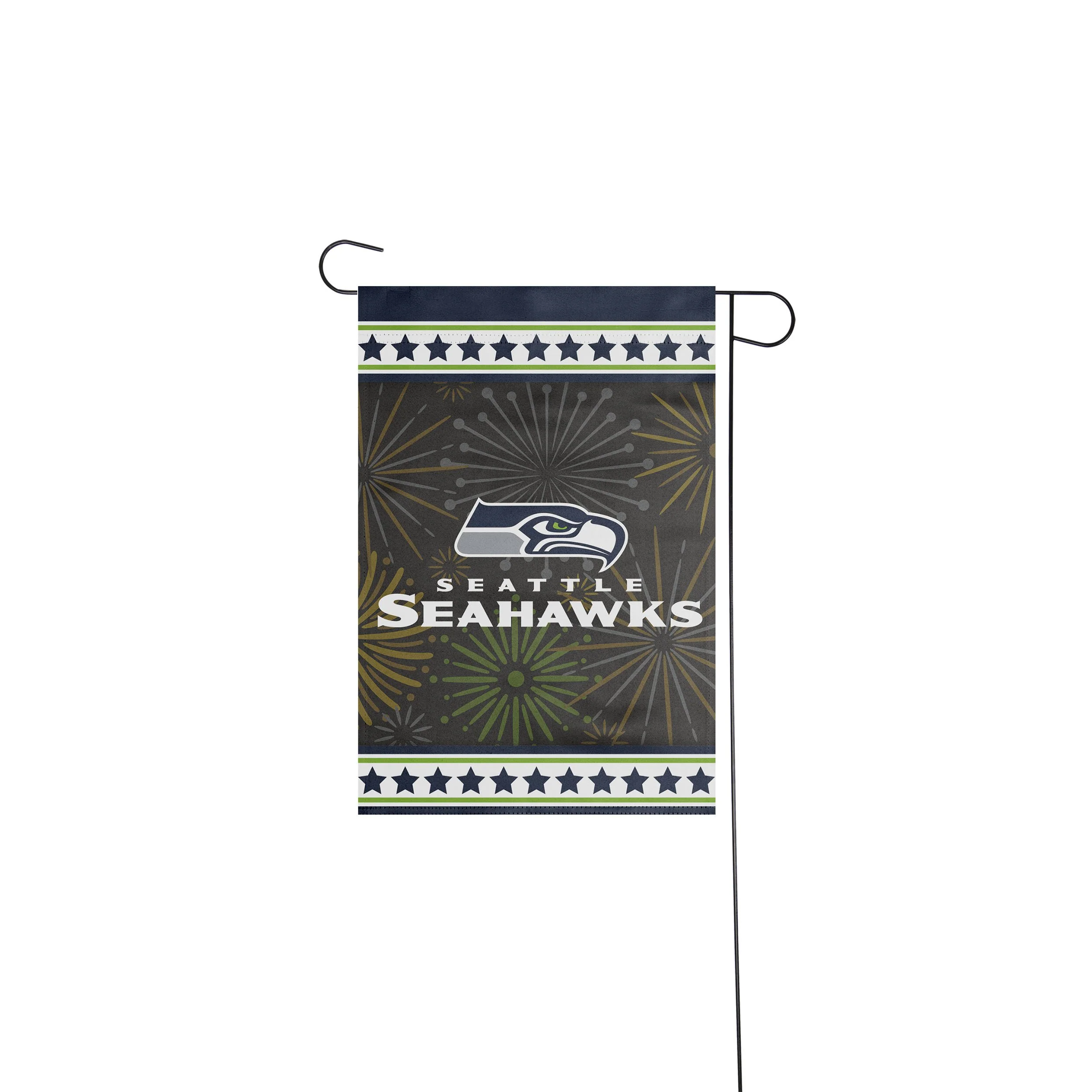Seattle Seahawks NFL Americana Garden Flag - Image 2