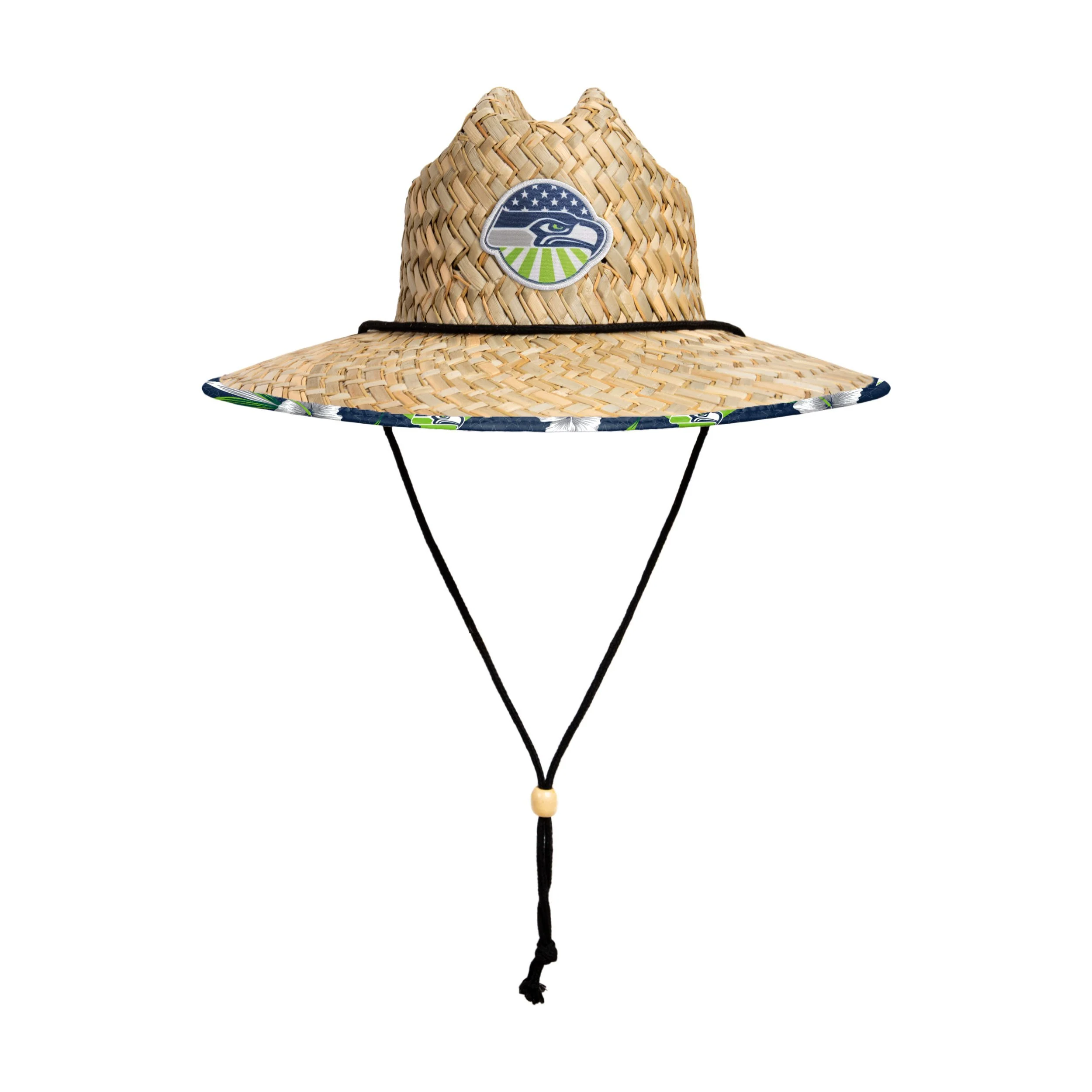 Seattle Seahawks NFL Americana Straw Hat - Image 3