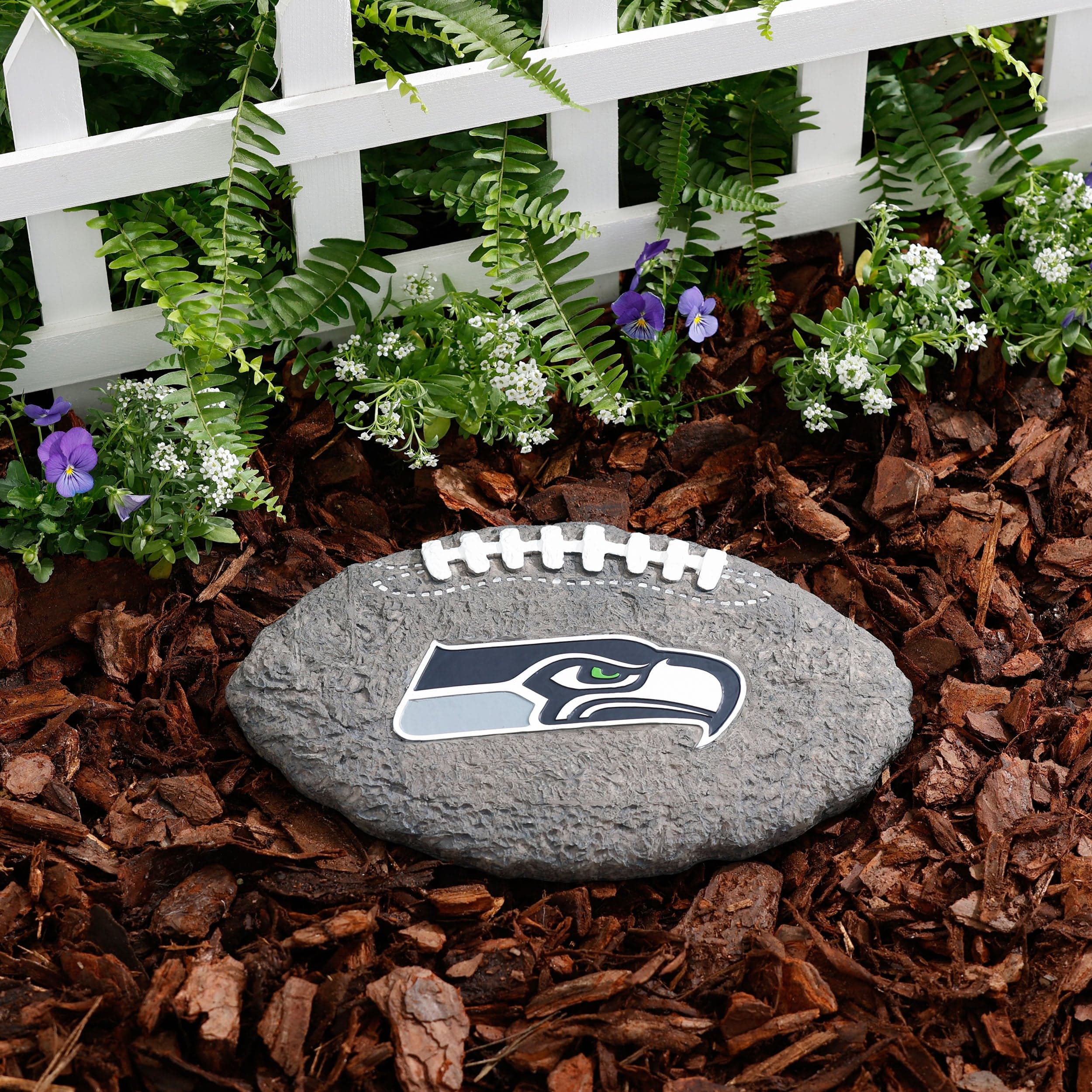 Seattle Seahawks NFL Ball Garden Stone - Image 2
