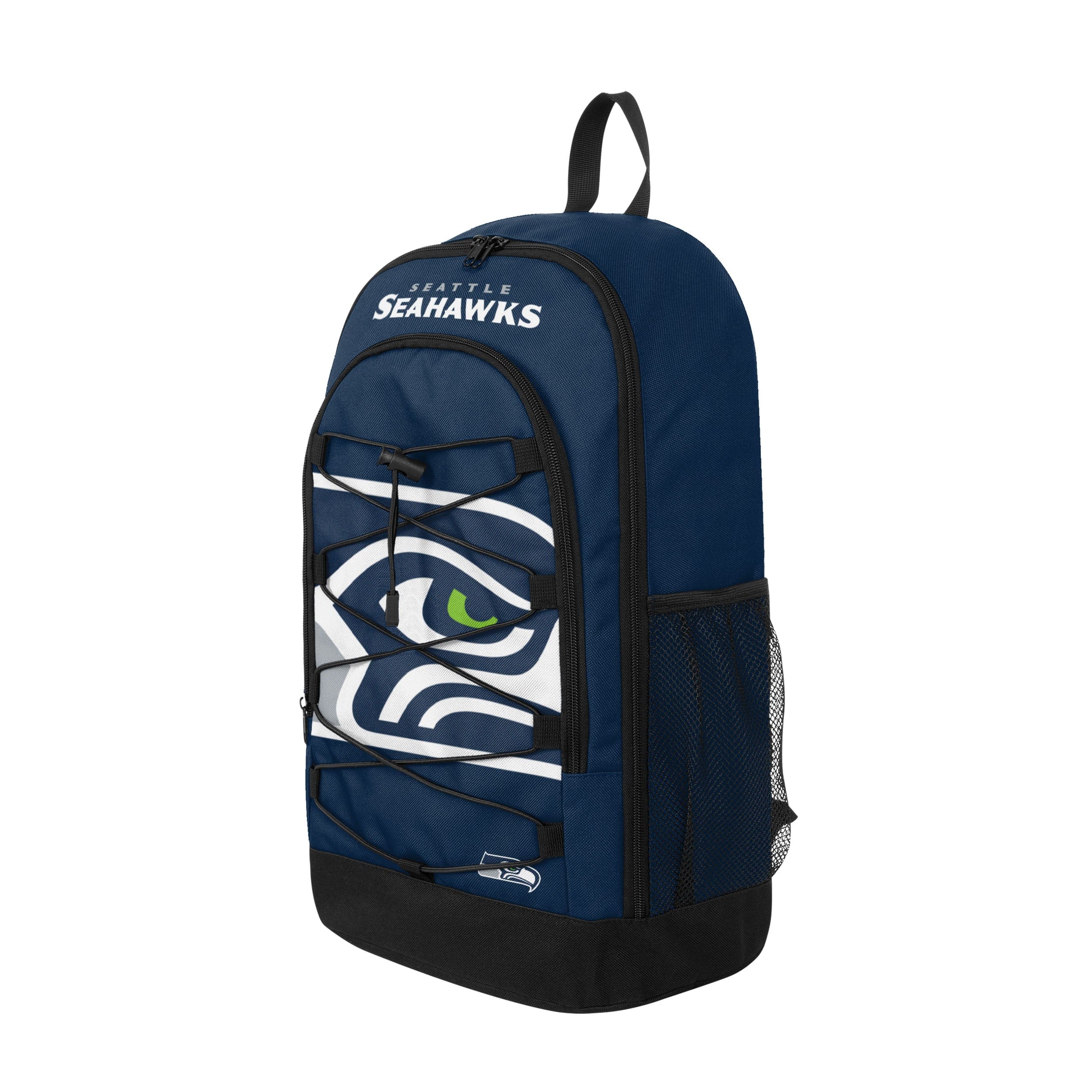 Seattle Seahawks NFL Big Logo Bungee Backpack - Image 2