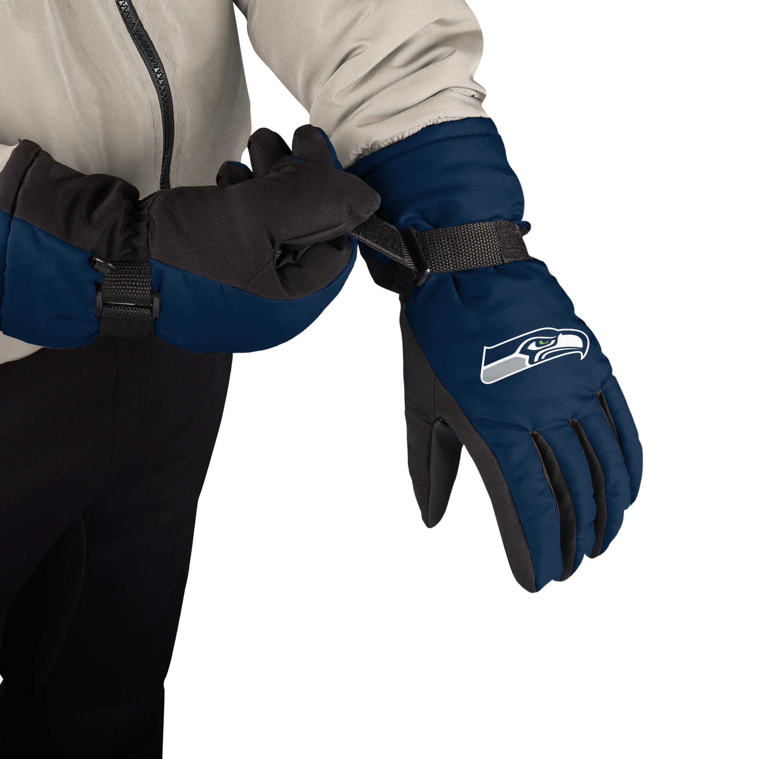 Seattle Seahawks NFL Big Logo Insulated Gloves - Image 2