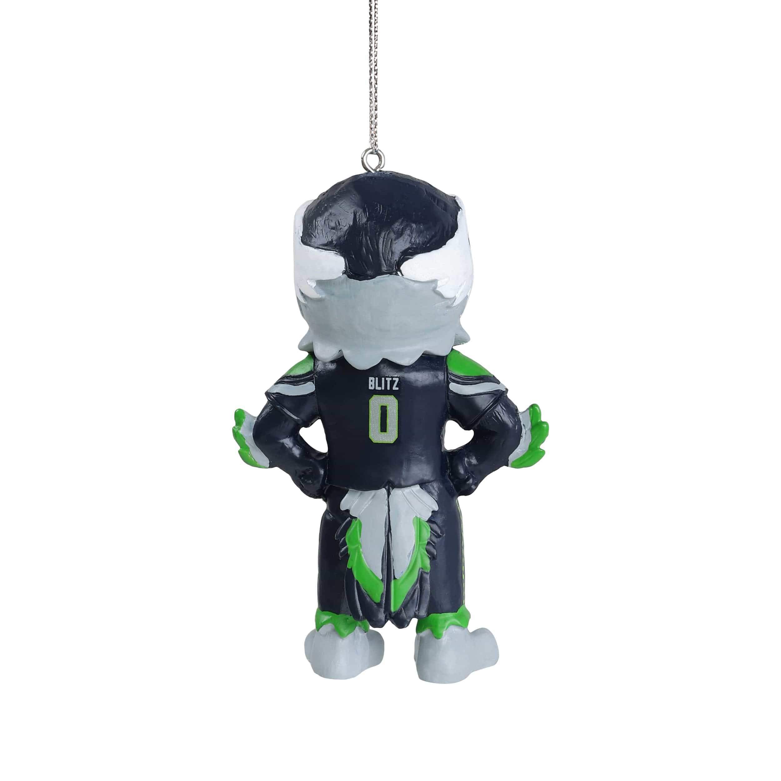 Seattle Seahawks NFL Blitz Mascot Ornament - Image 3