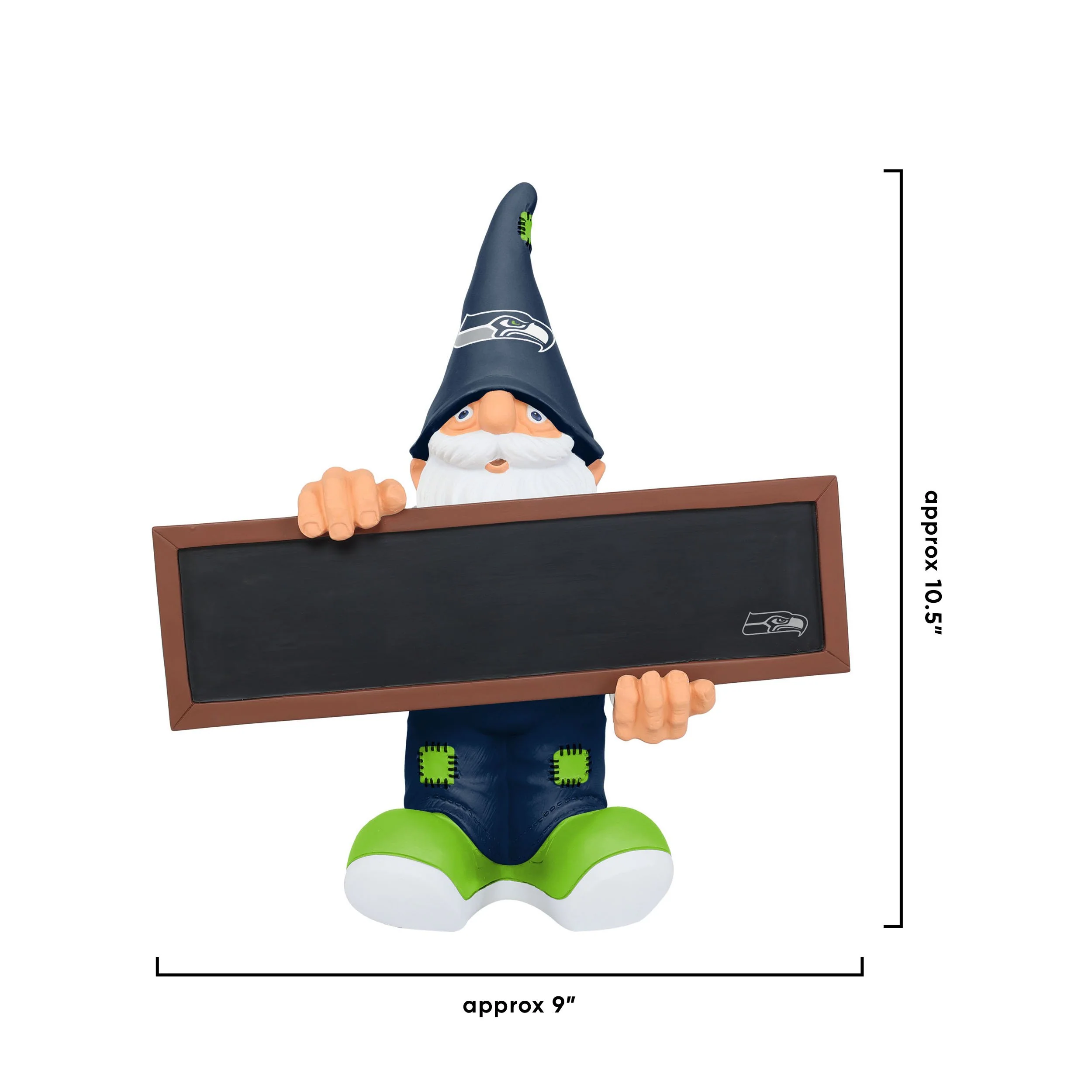 Seattle Seahawks NFL Chalkboard Sign Gnome - Image 4