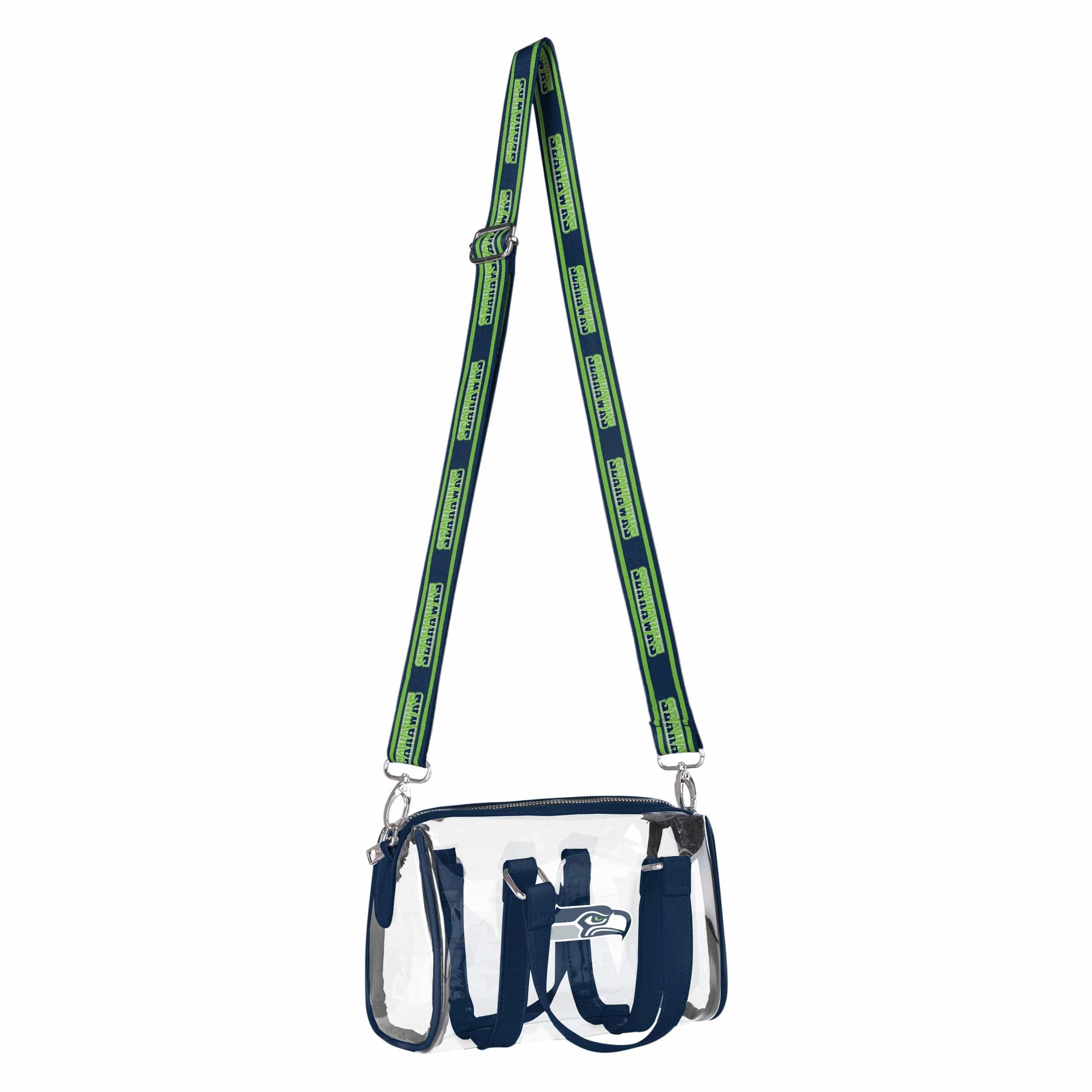 Seattle Seahawks NFL Clear Barrel Bag - Image 2