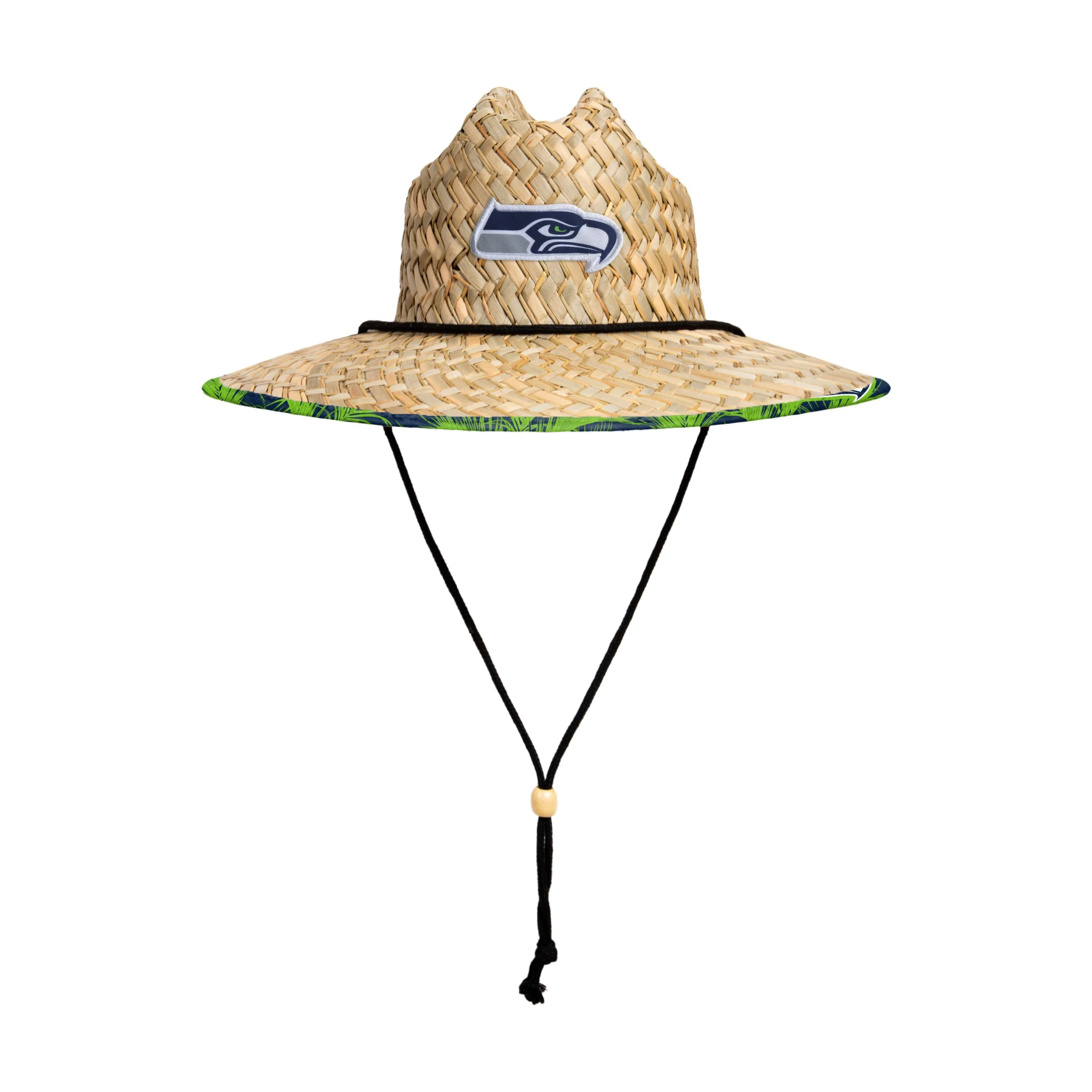 Seattle Seahawks NFL Floral Straw Hat - Image 3