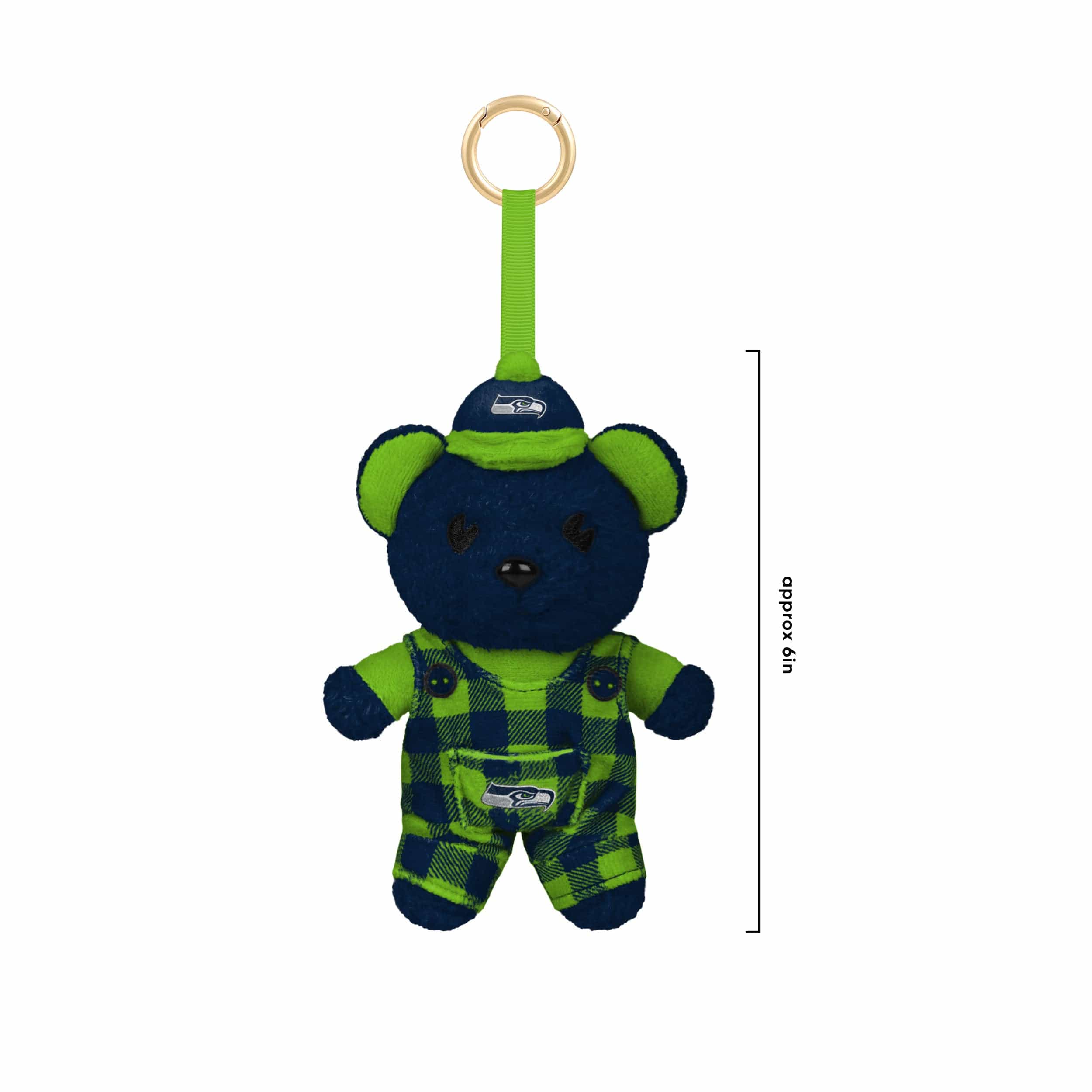 Seattle Seahawks NFL FOOCOOS Plush Bag Charm Keychain Blind Box Series 1 (PREORDER - SHIPS LATE JUNE) - Image 3