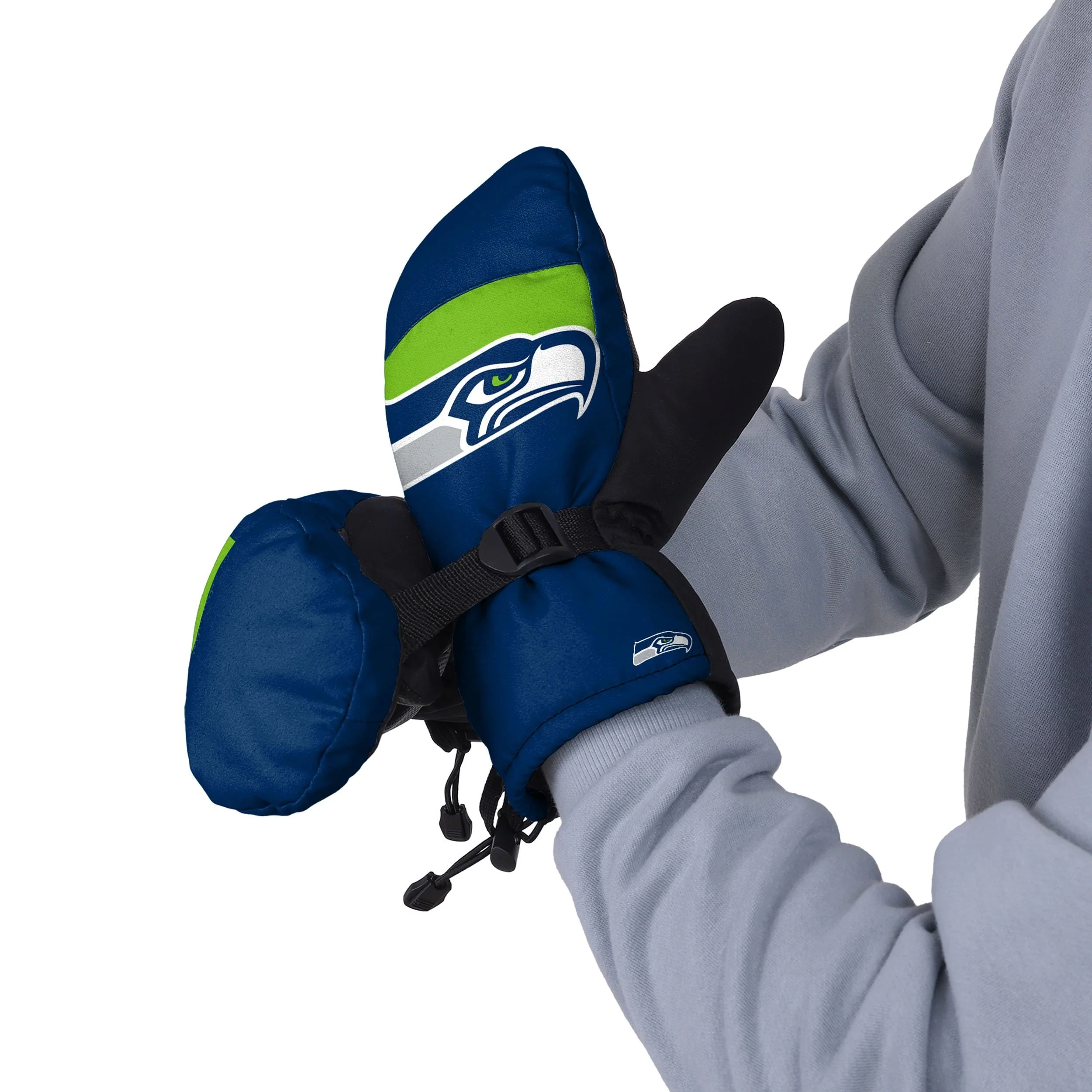 Seattle Seahawks NFL Frozen Tundra Insulated Mittens - Image 2