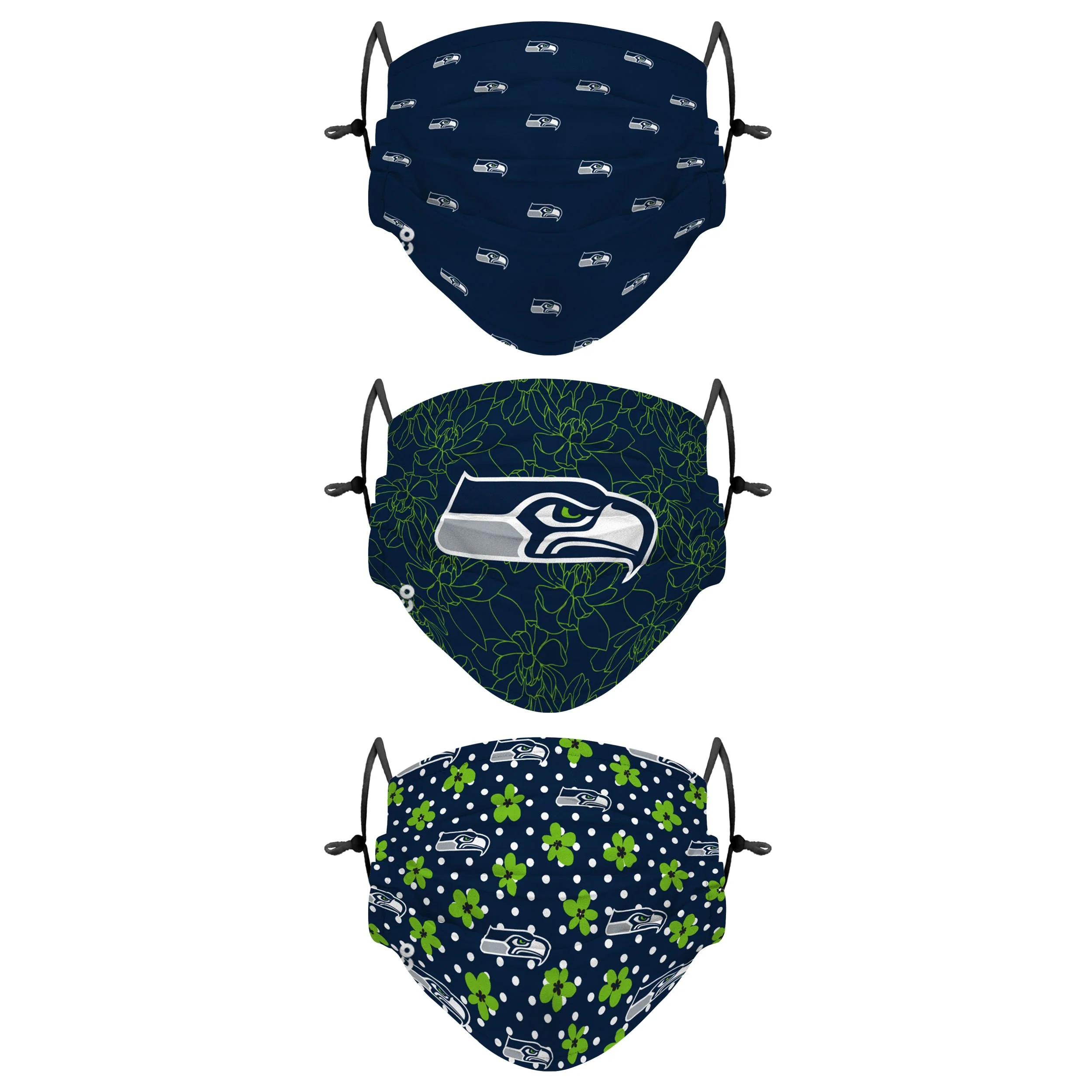 Seattle Seahawks NFL Gameday Gardener 3 Pack Face Cover