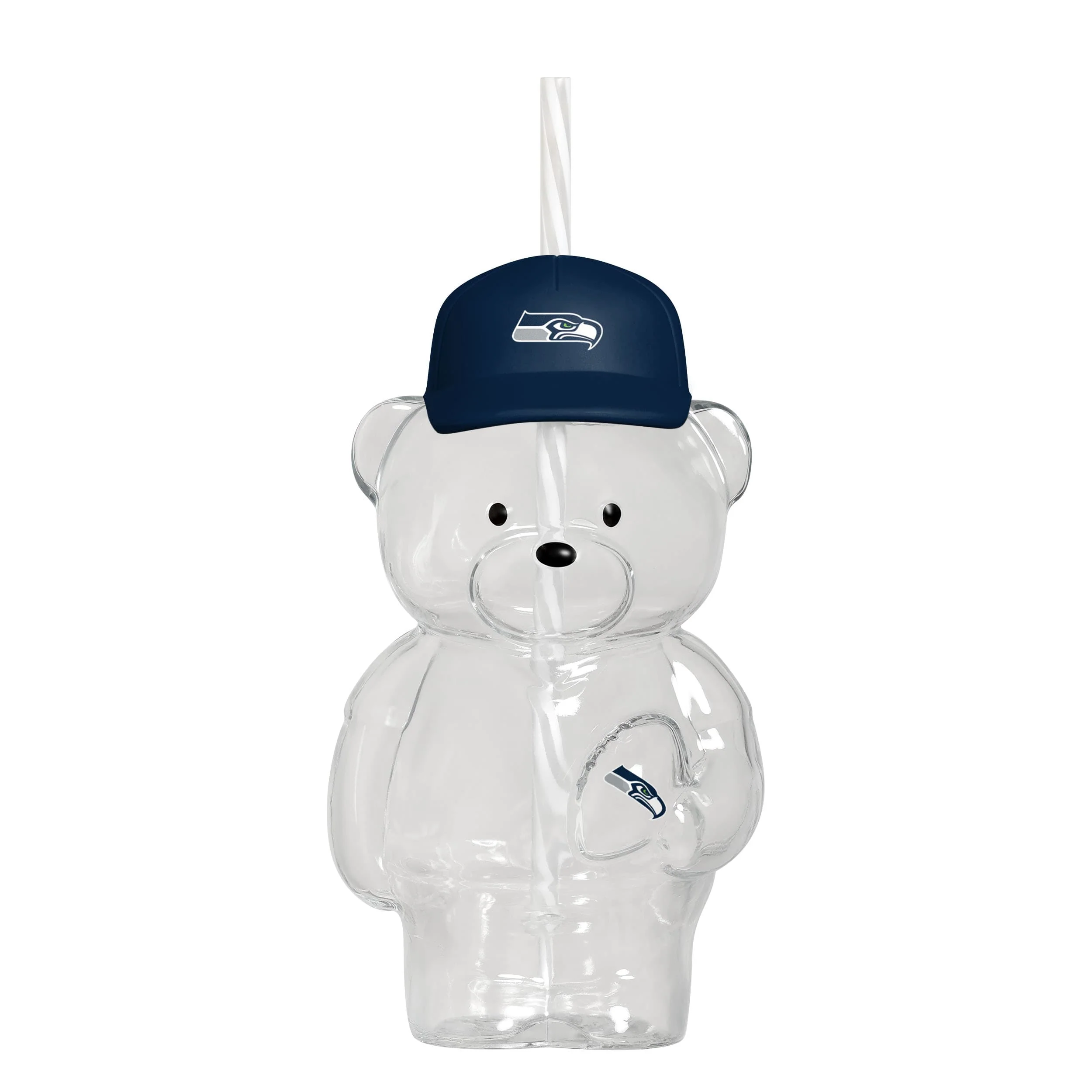 Seattle Seahawks NFL Glass Bear Tumbler (PREORDER - SHIPS LATE JUNE)