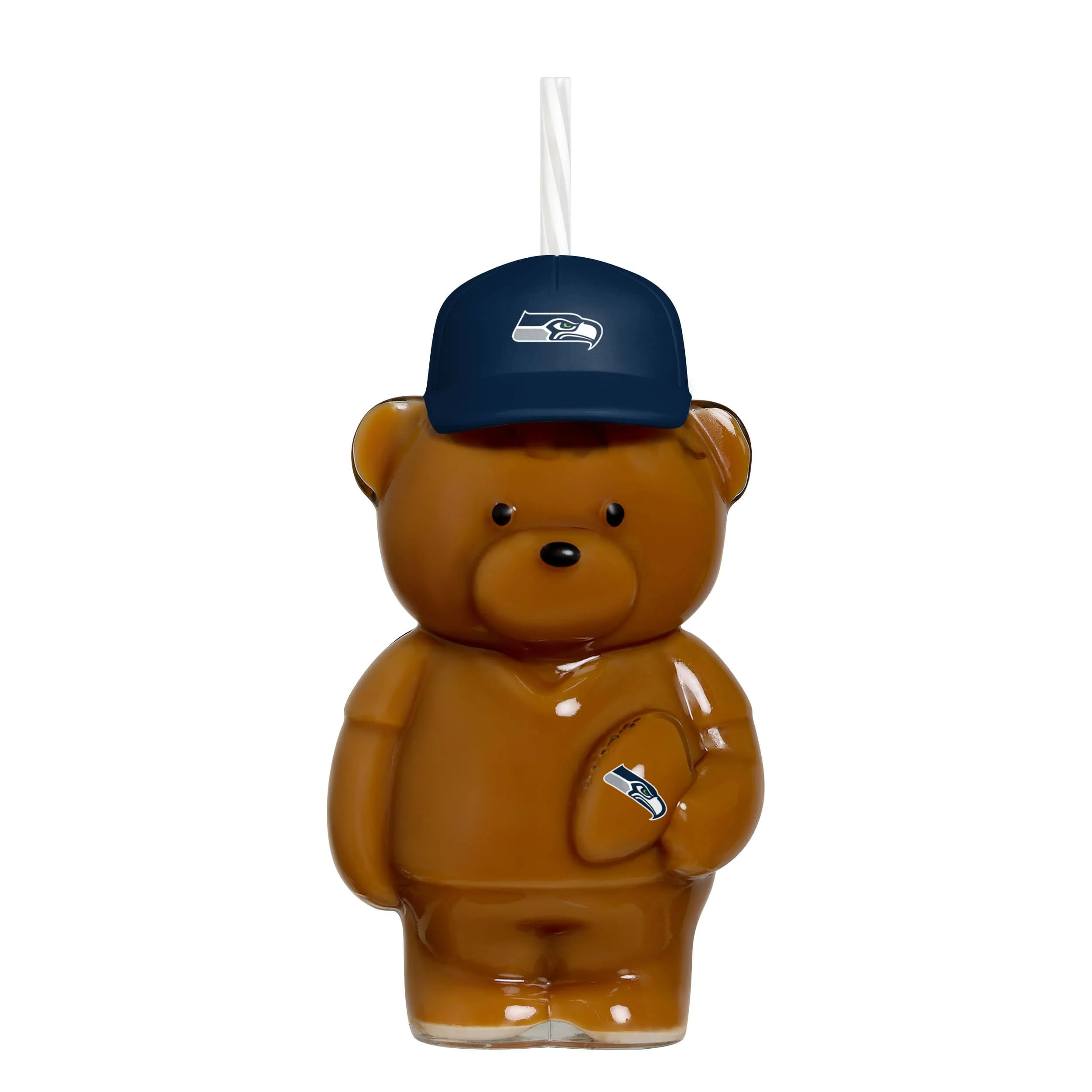 Seattle Seahawks NFL Glass Bear Tumbler (PREORDER - SHIPS LATE JUNE) - Image 2