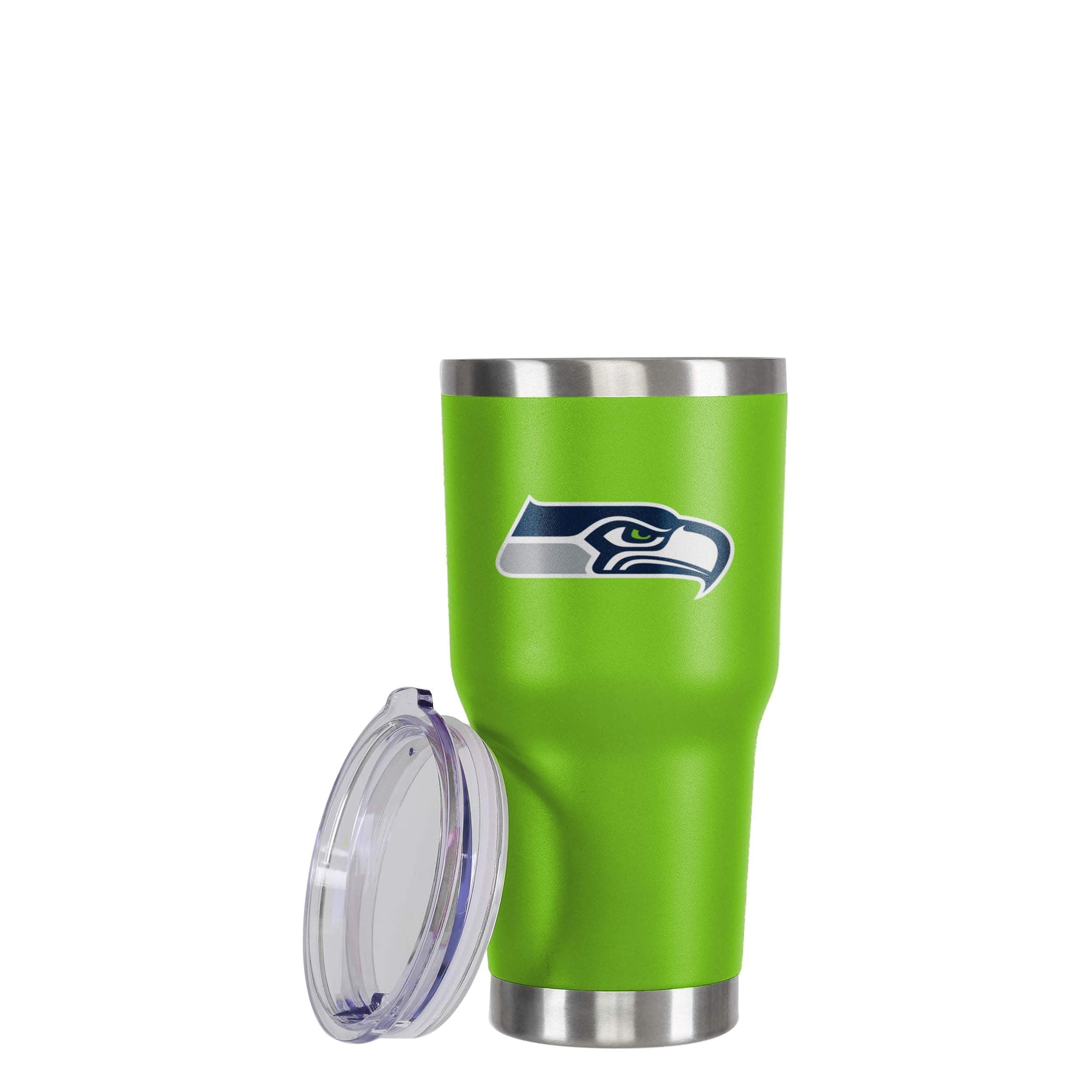 Seattle Seahawks NFL Green Team Logo 30 oz Tumbler - Image 3