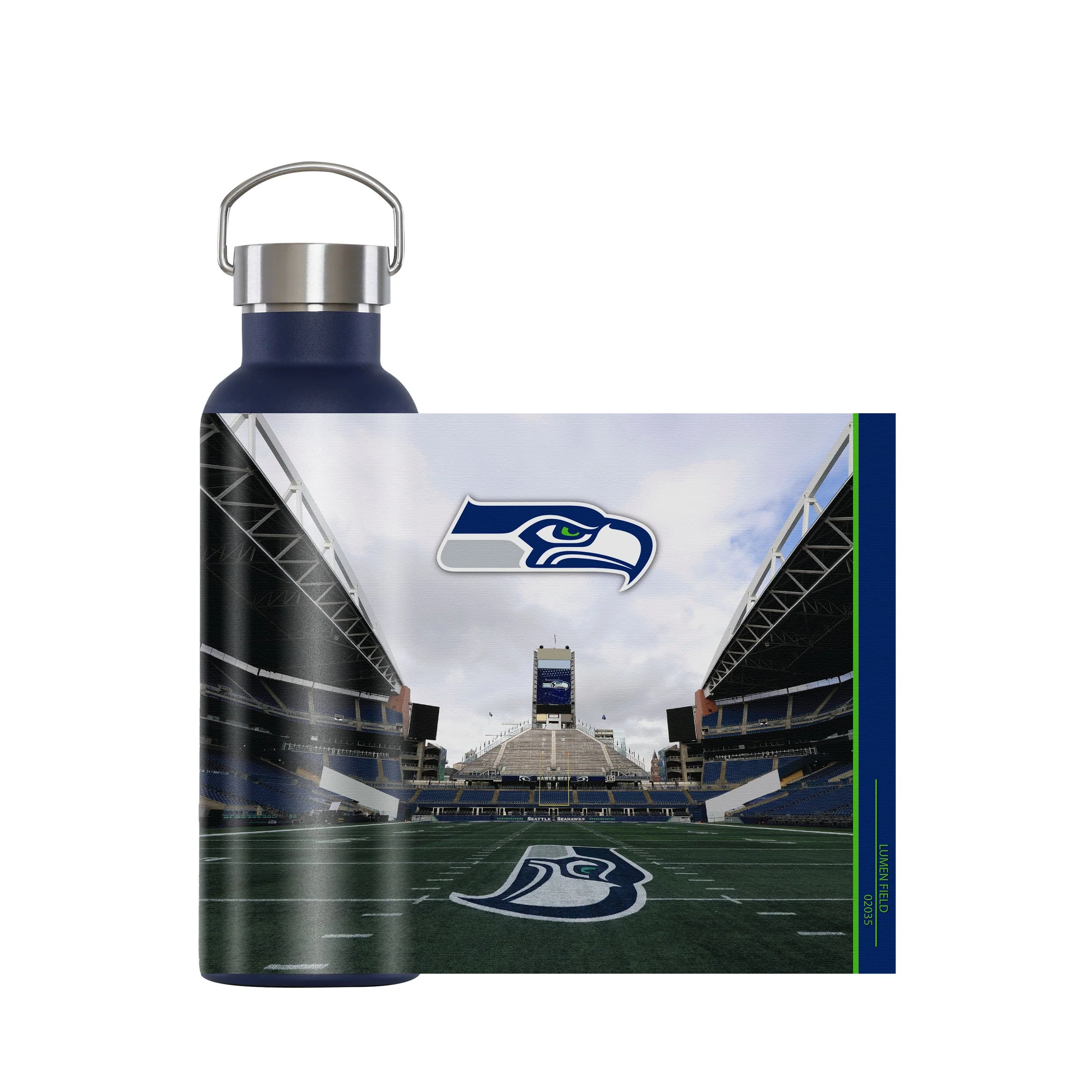 Seattle Seahawks NFL Home Field Hydration 25 oz Bottle - Image 4