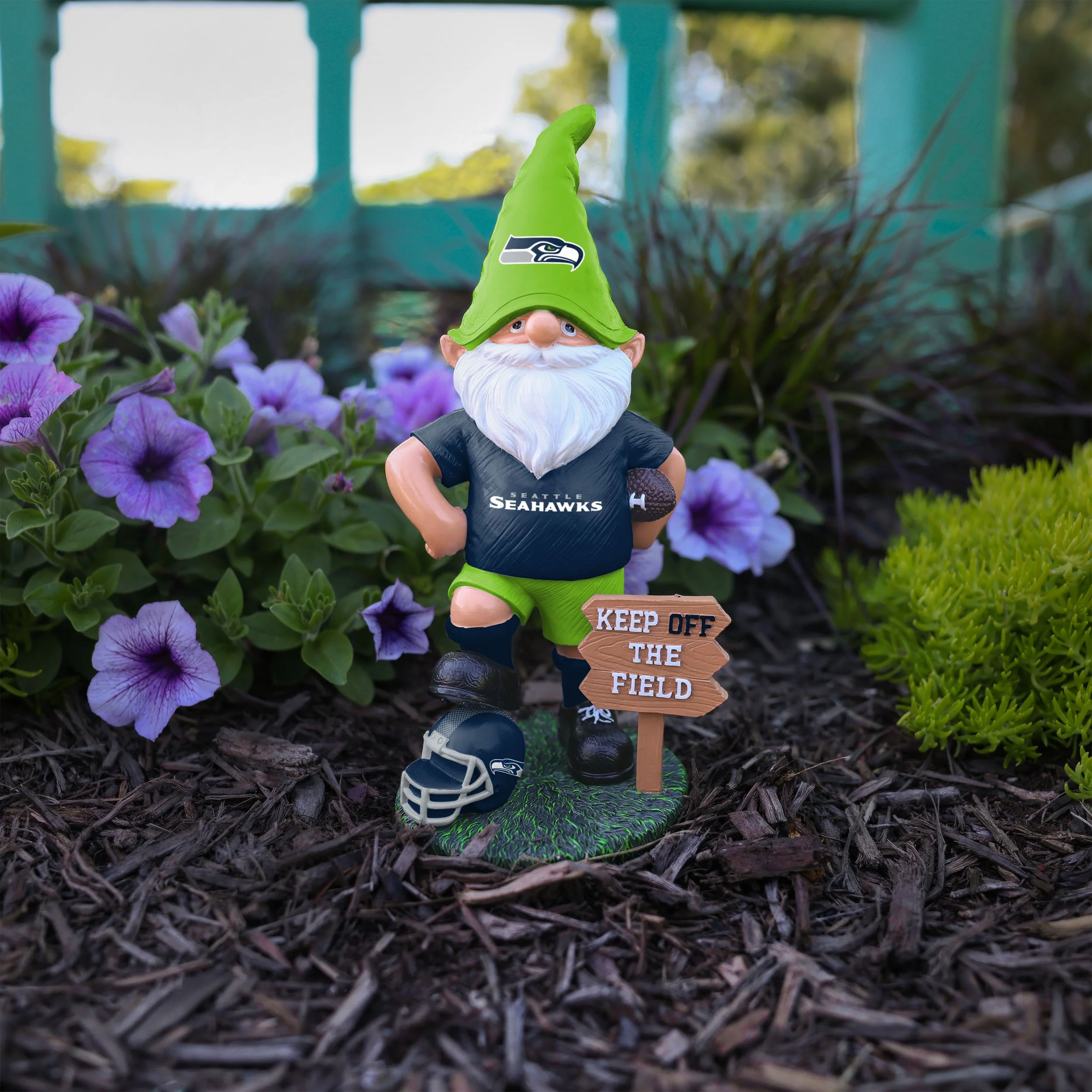 Seattle Seahawks NFL Keep Off The Field Gnome - Image 5