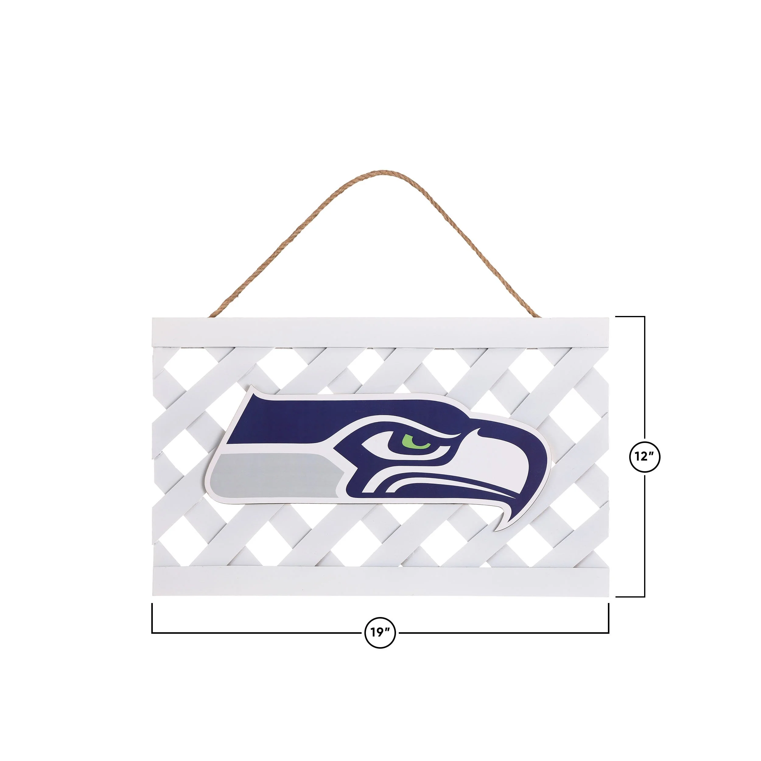 Seattle Seahawks NFL Lattice Garden Sign - Image 3