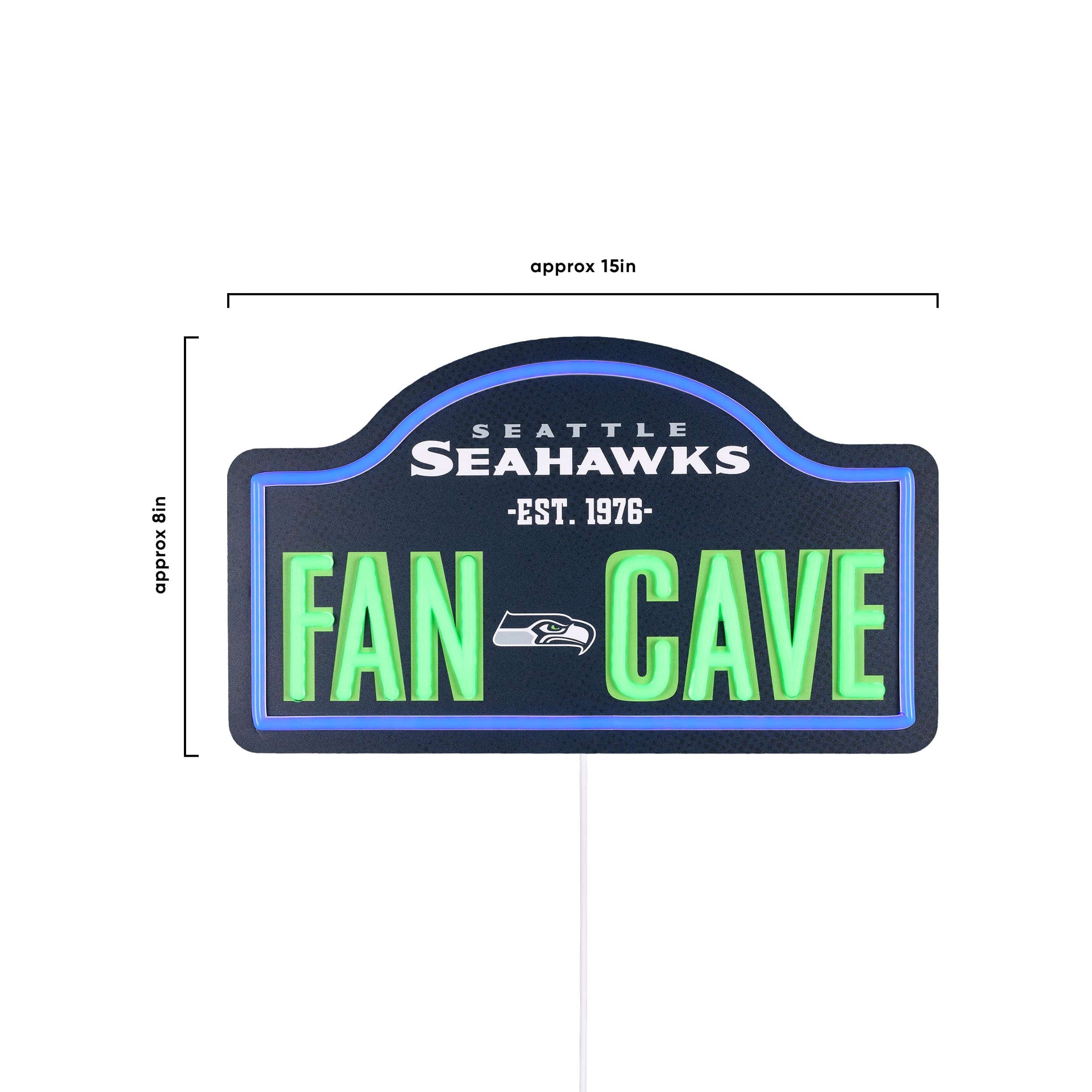 Seattle Seahawks NFL LED Neon Fancave Sign - Image 4