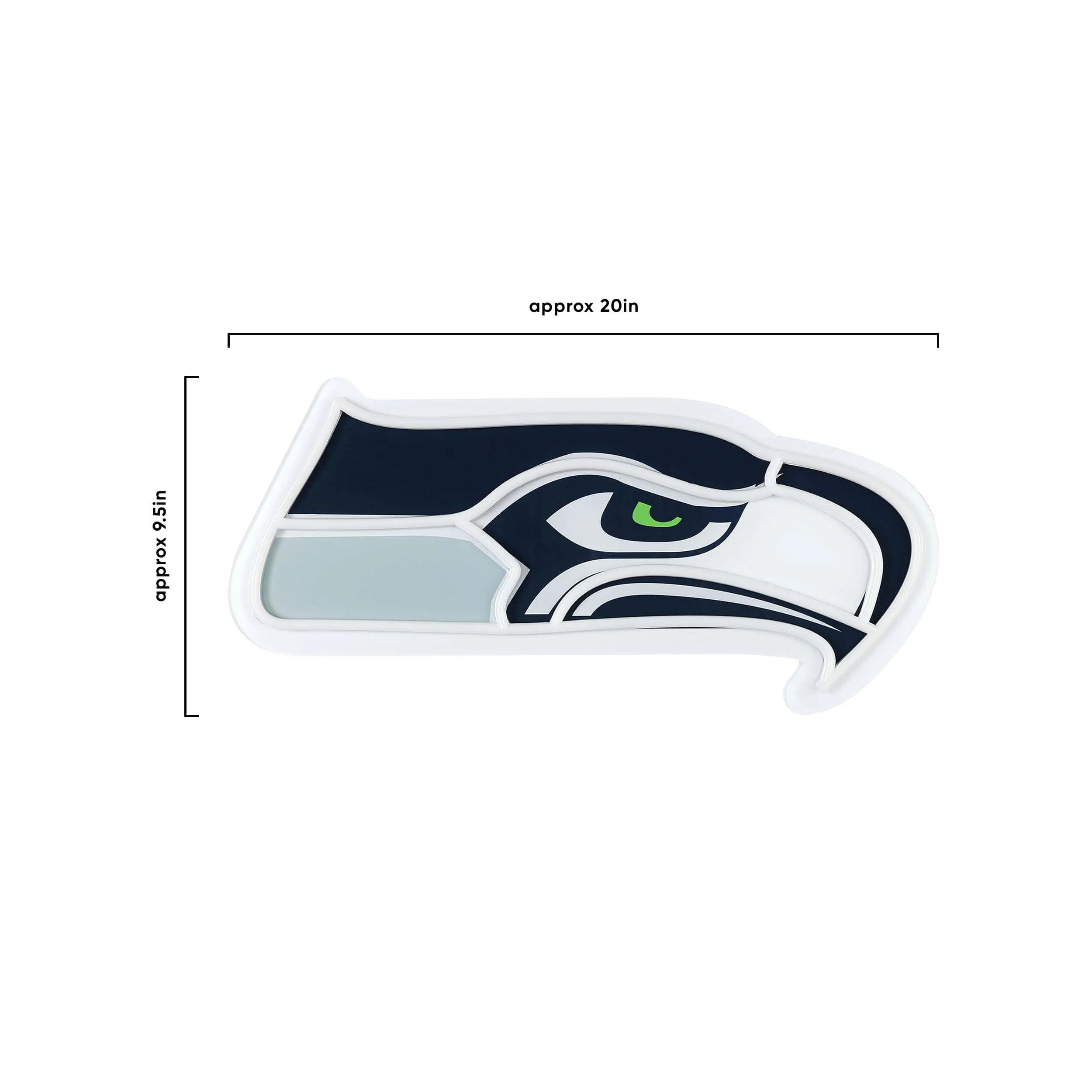Seattle Seahawks NFL LED Neon Light Up Team Logo Sign - Image 5