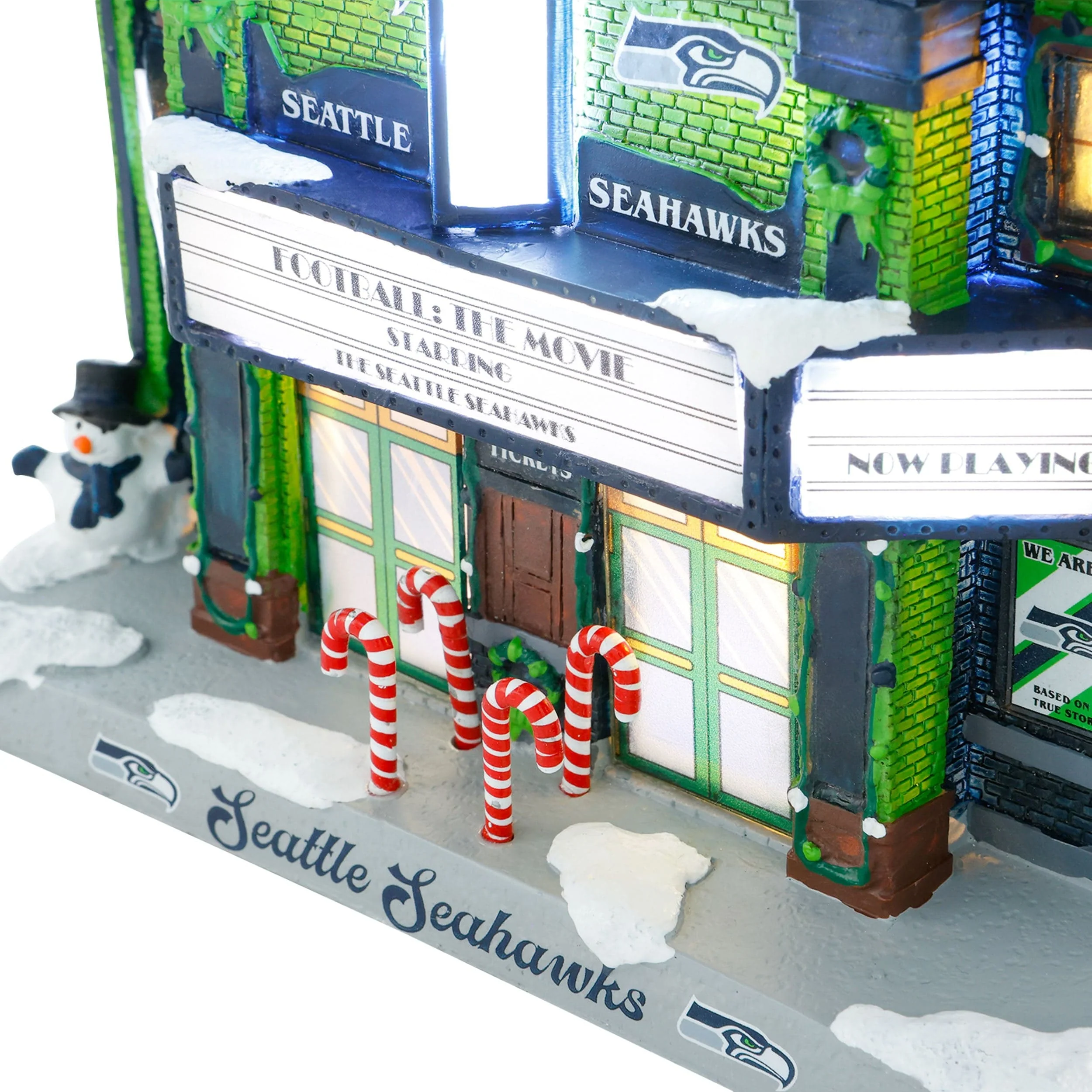 Seattle Seahawks NFL Light Up Resin Team Theater - Image 2