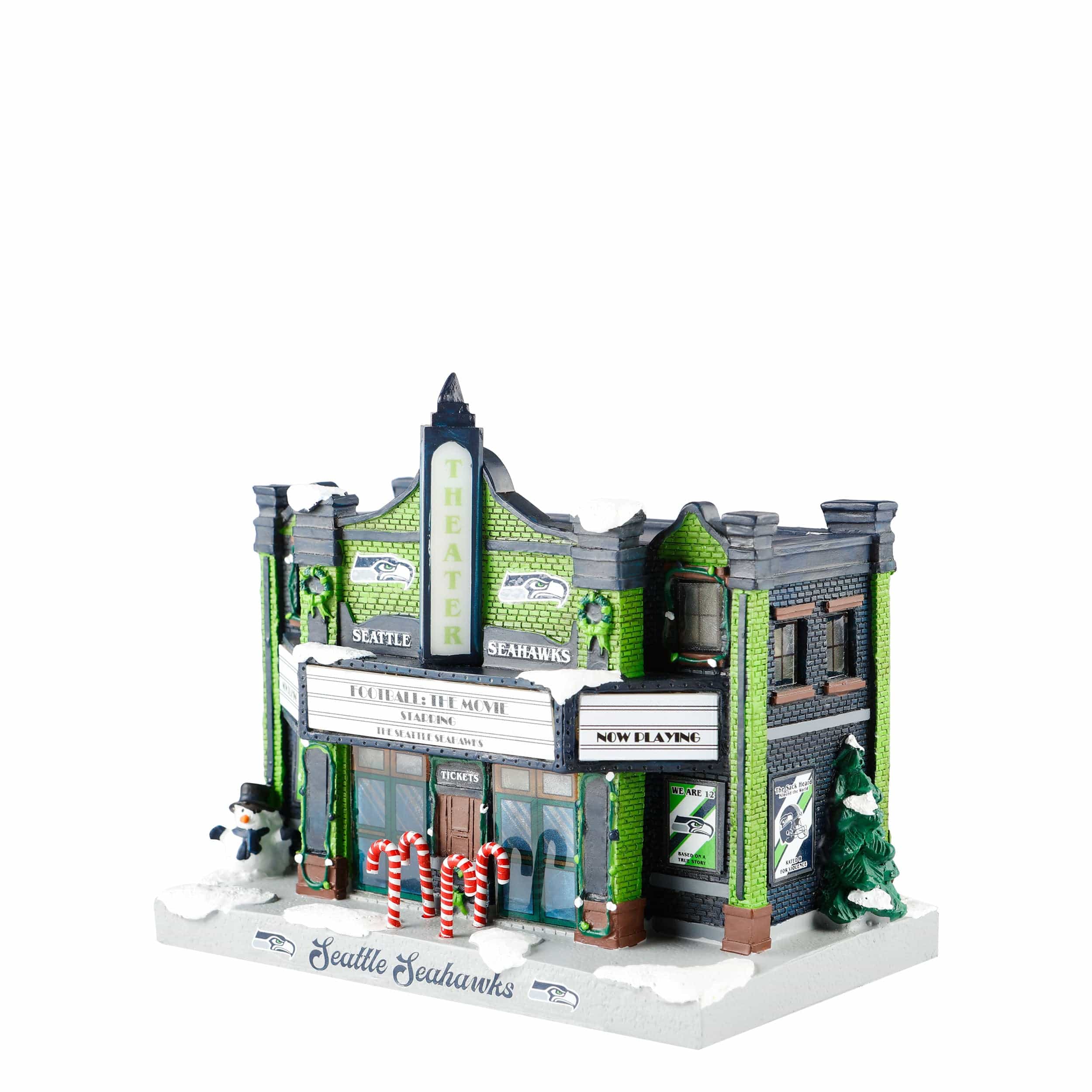 Seattle Seahawks NFL Light Up Resin Team Theater - Image 3