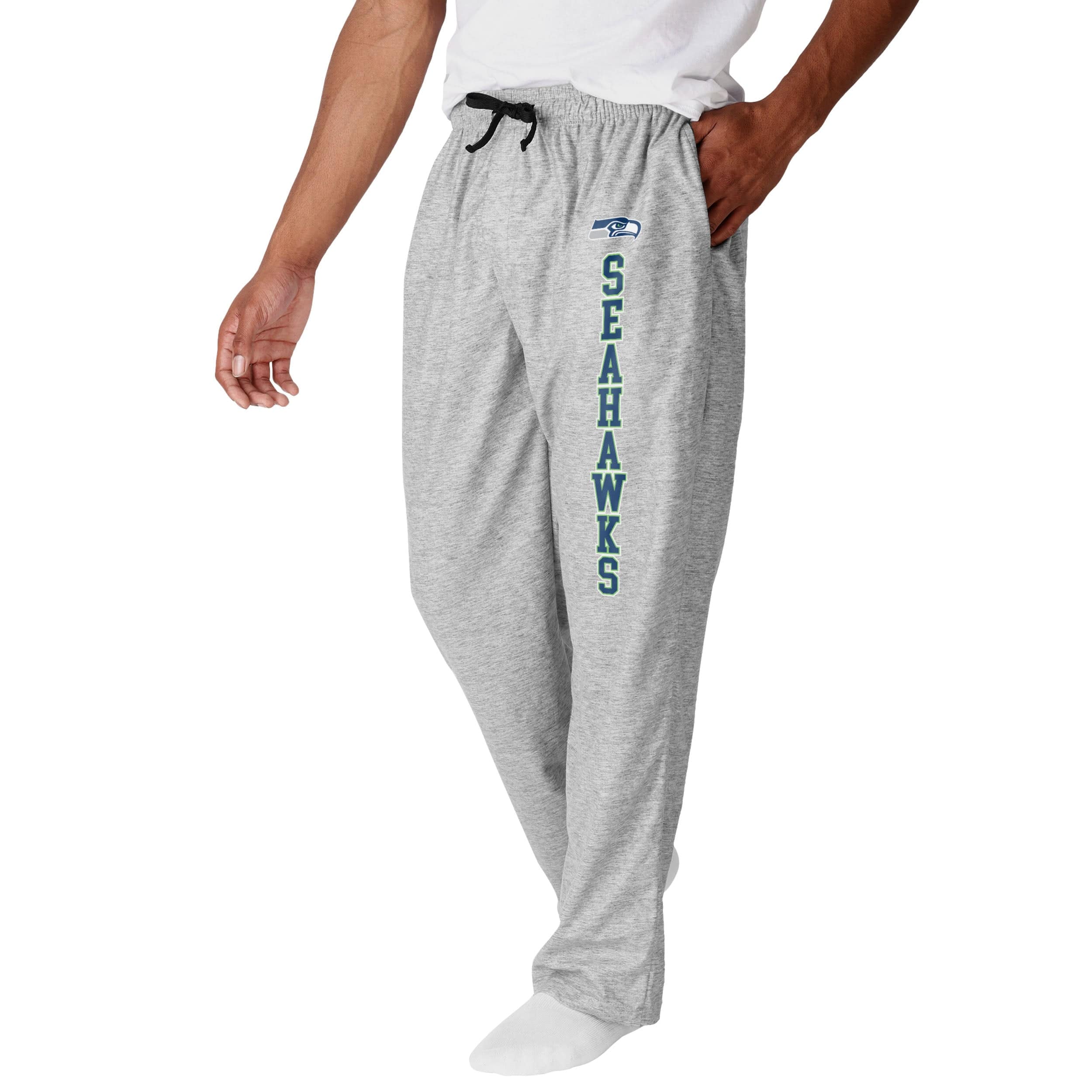 Seattle Seahawks NFL Mens Athletic Gray Lounge Pants
