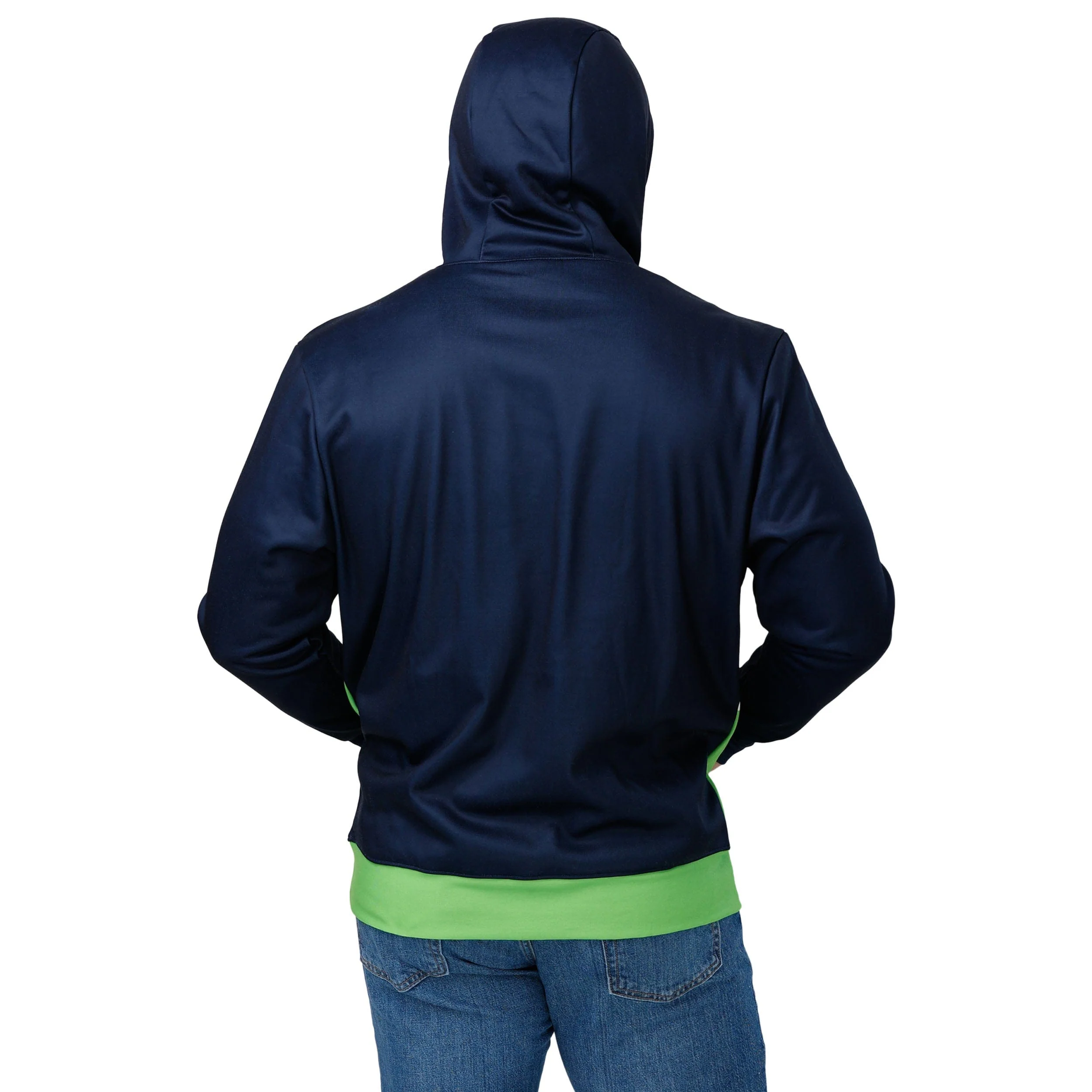 Seattle Seahawks NFL Mens Bold Logo Hoodie - Image 2
