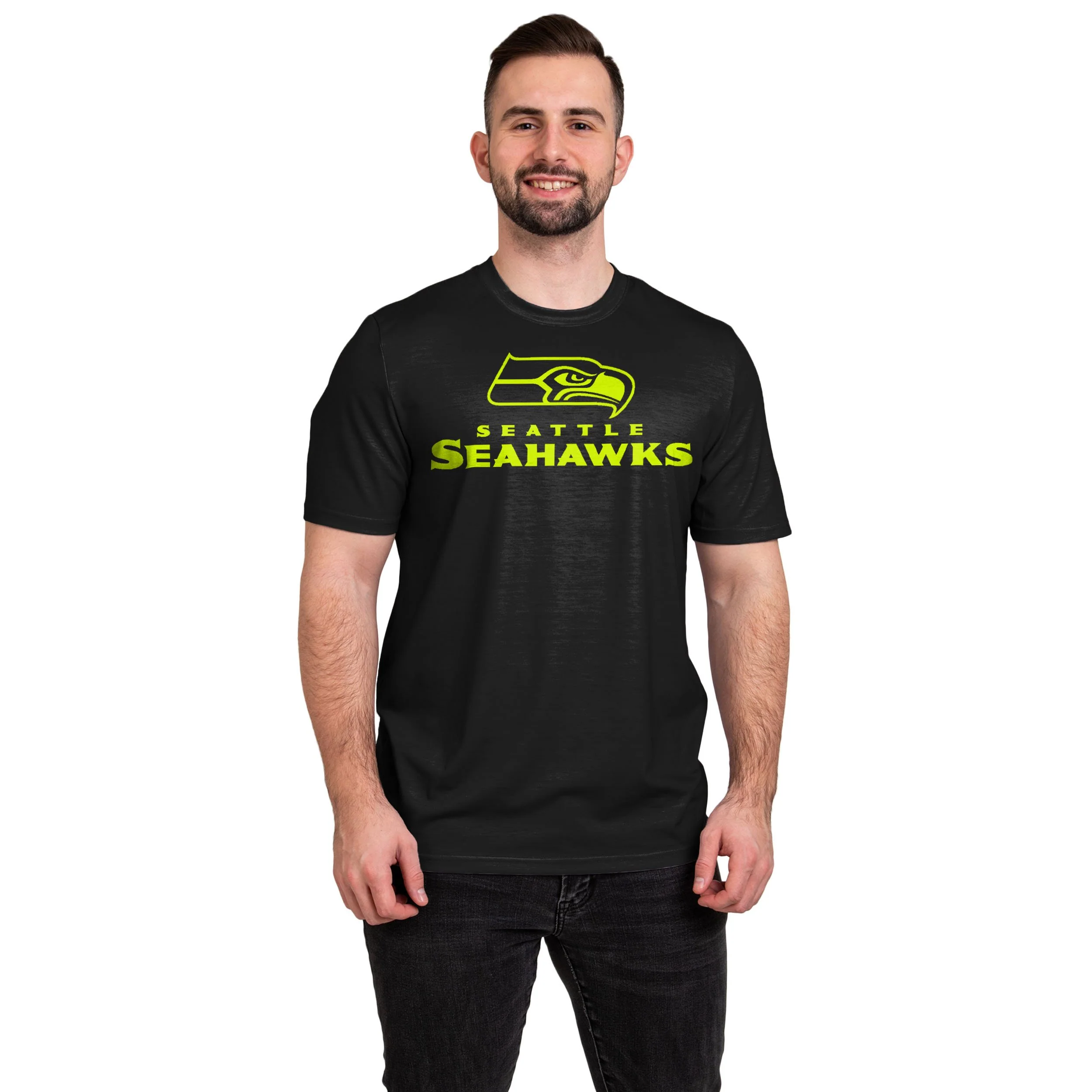 Seattle Seahawks NFL Mens Highlights T-Shirt - Image 2