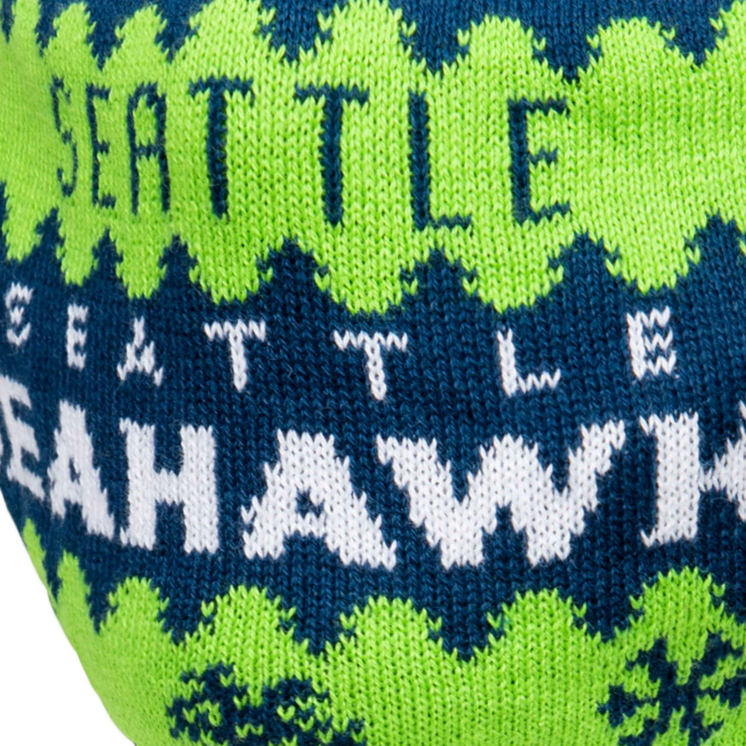 Seattle Seahawks NFL Mens Knit 2 Pack Face Cover - Image 4