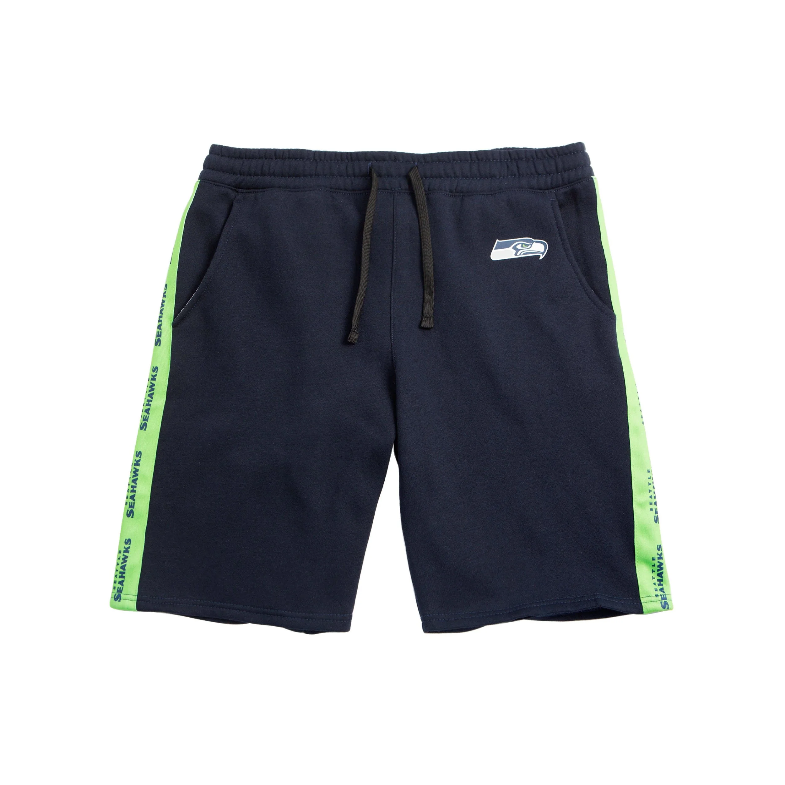 Seattle Seahawks NFL Mens Lazy Lounge Fleece Shorts - Image 5