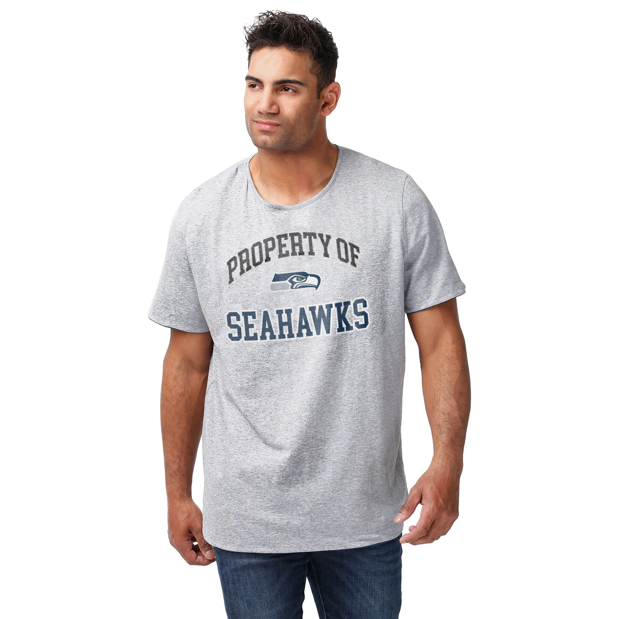Seattle Seahawks NFL Mens Reversible Mesh Matchup T-Shirt - Image 3