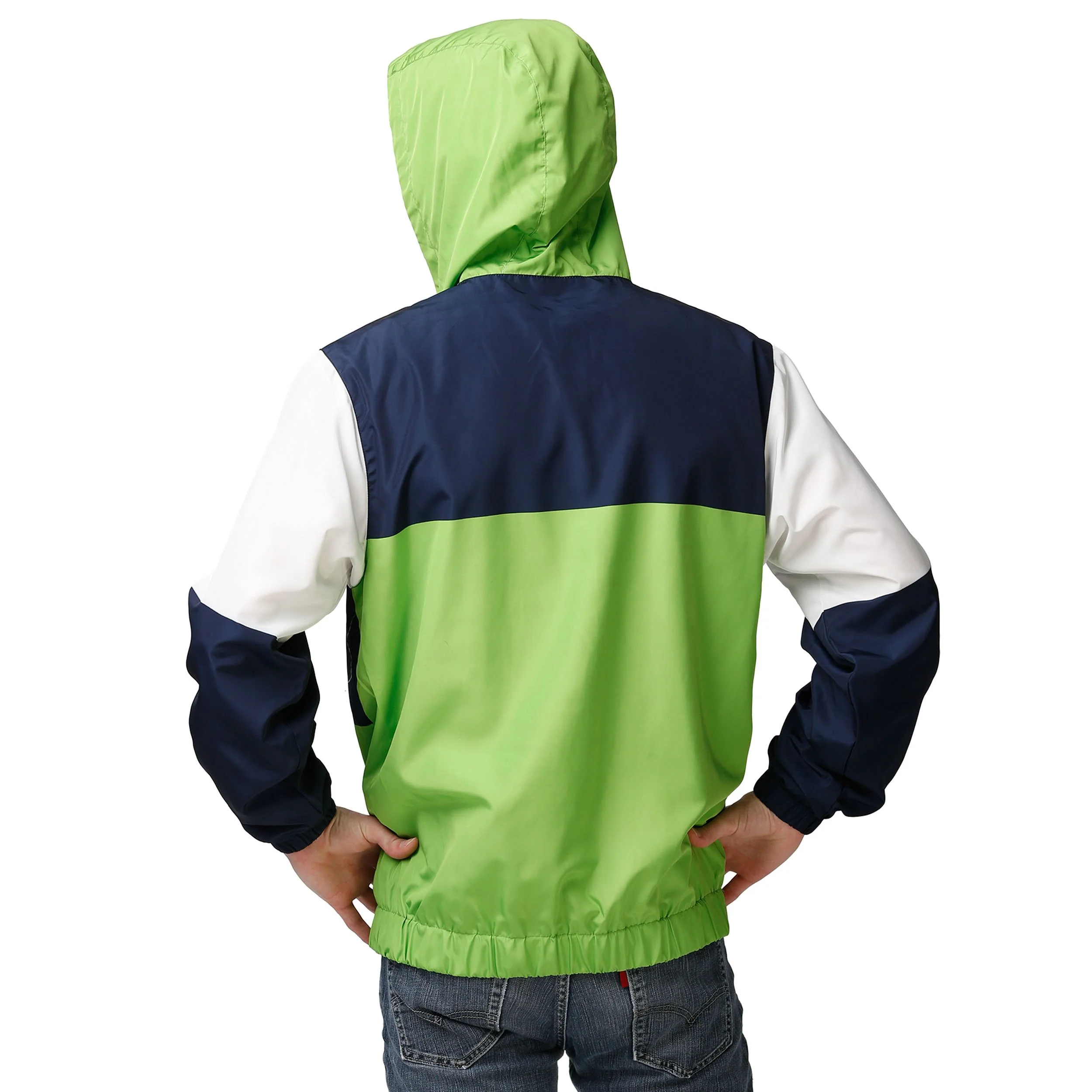 Seattle Seahawks NFL Mens Warm-Up Windbreaker - Image 2
