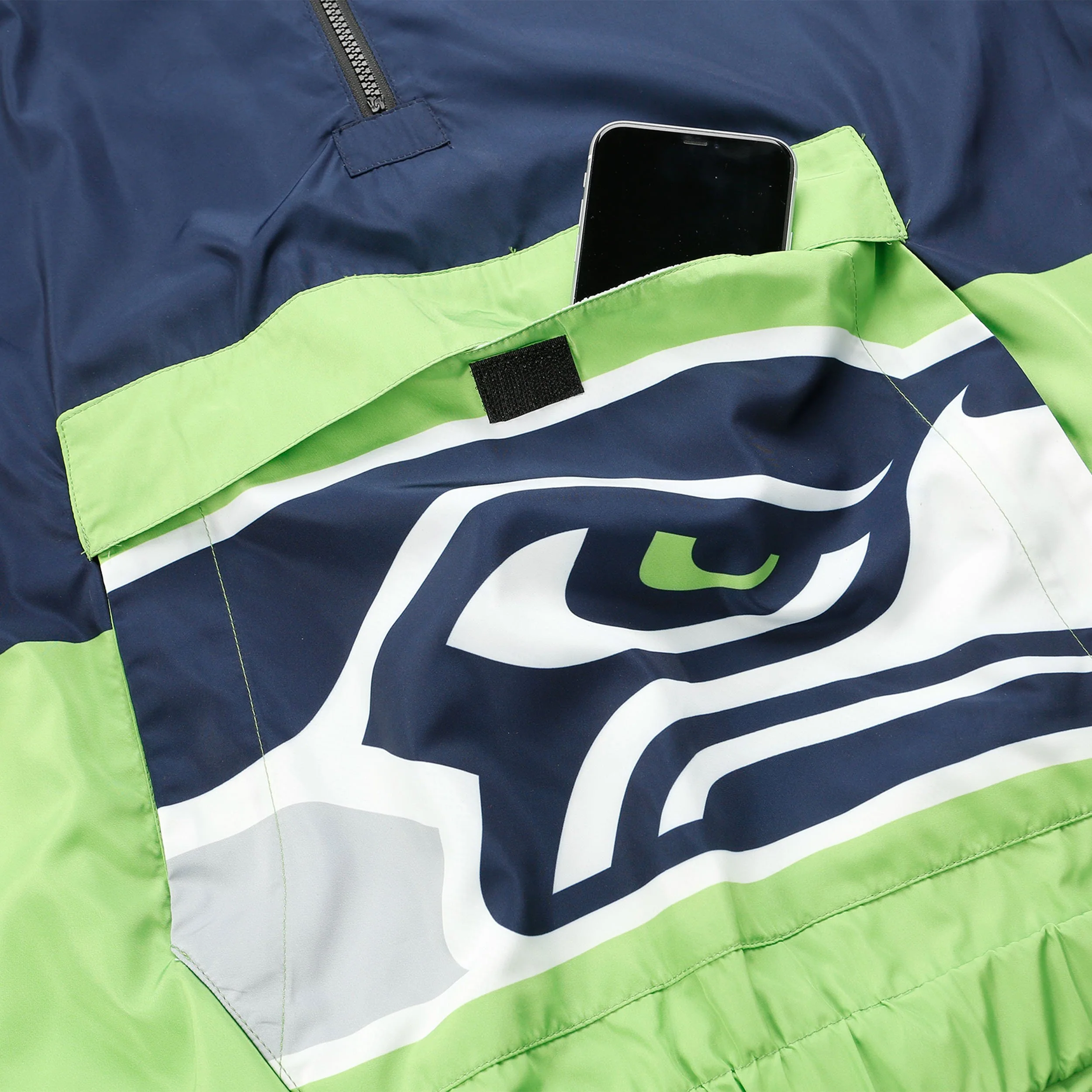 Seattle Seahawks NFL Mens Warm-Up Windbreaker - Image 3