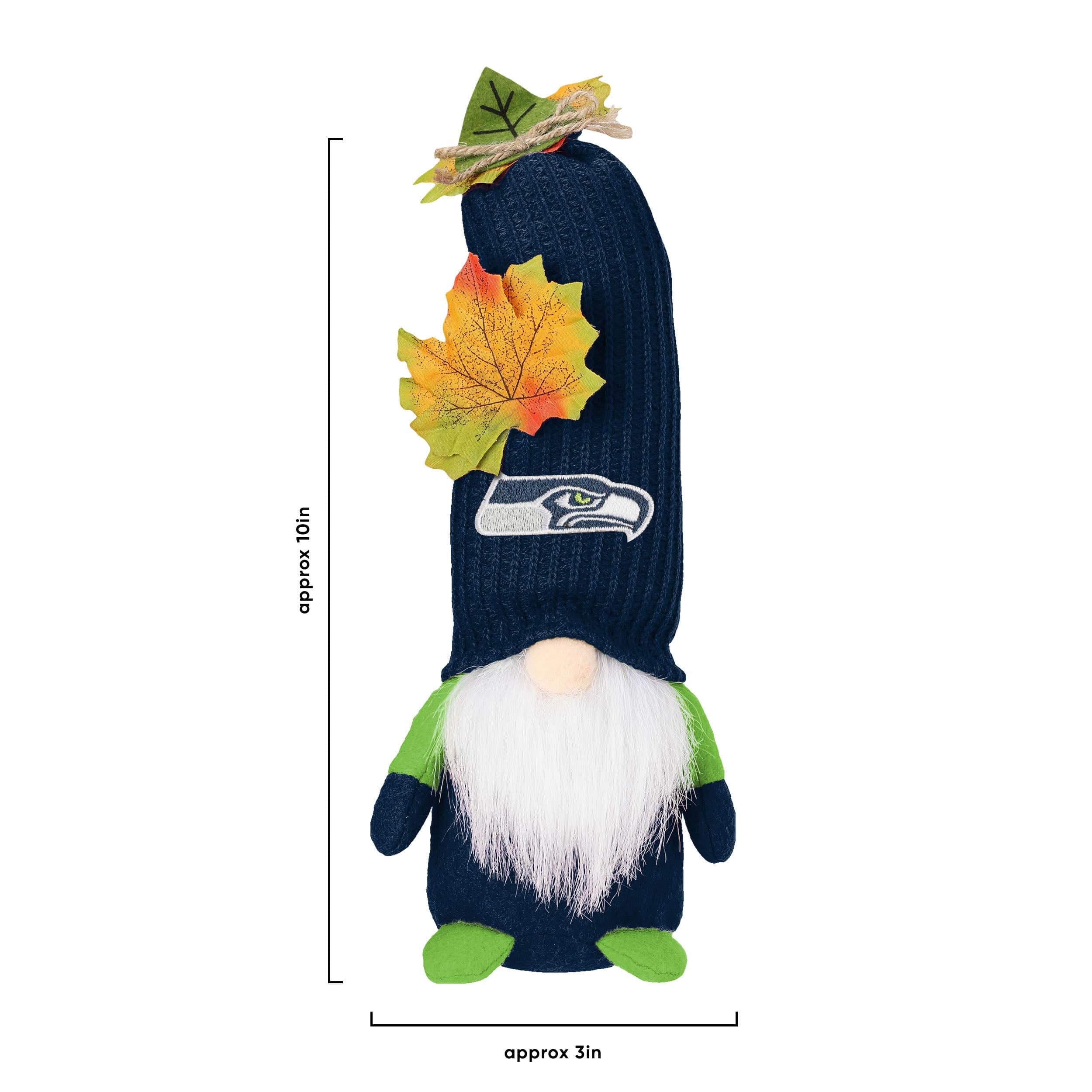 Seattle Seahawks NFL Mixed Material Harvest Plush Gnome - Image 4