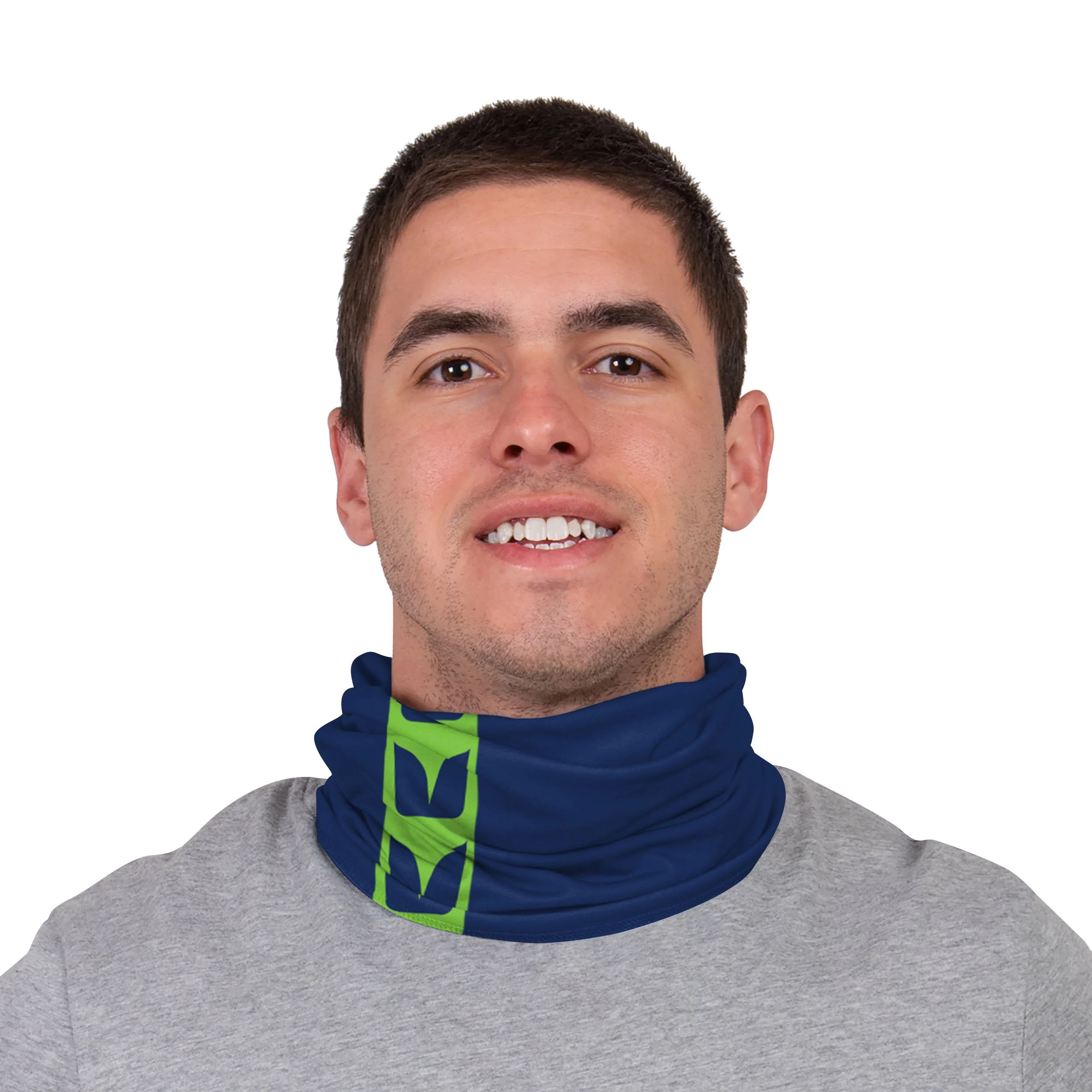 Seattle Seahawks NFL On-Field Sideline Logo Gaiter Scarf - Image 2