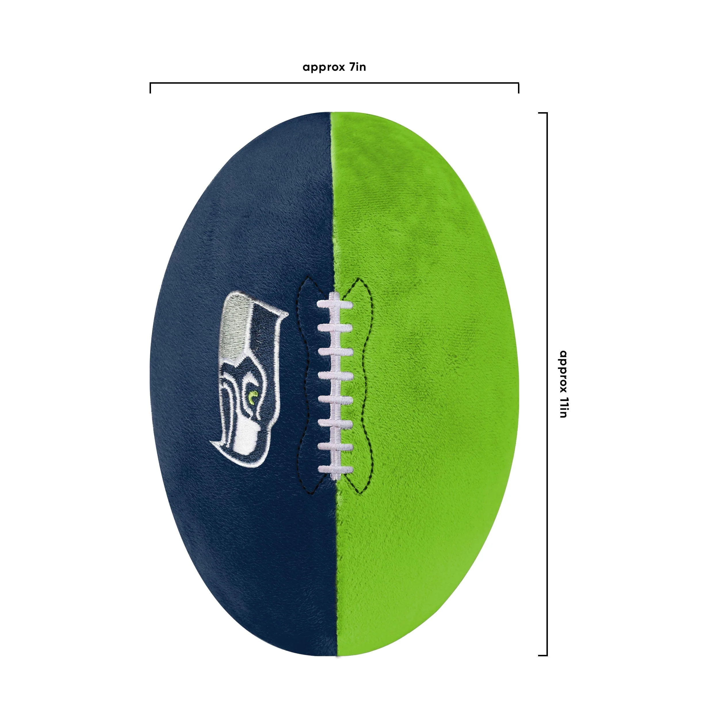 Seattle Seahawks NFL Plush Football - Image 3